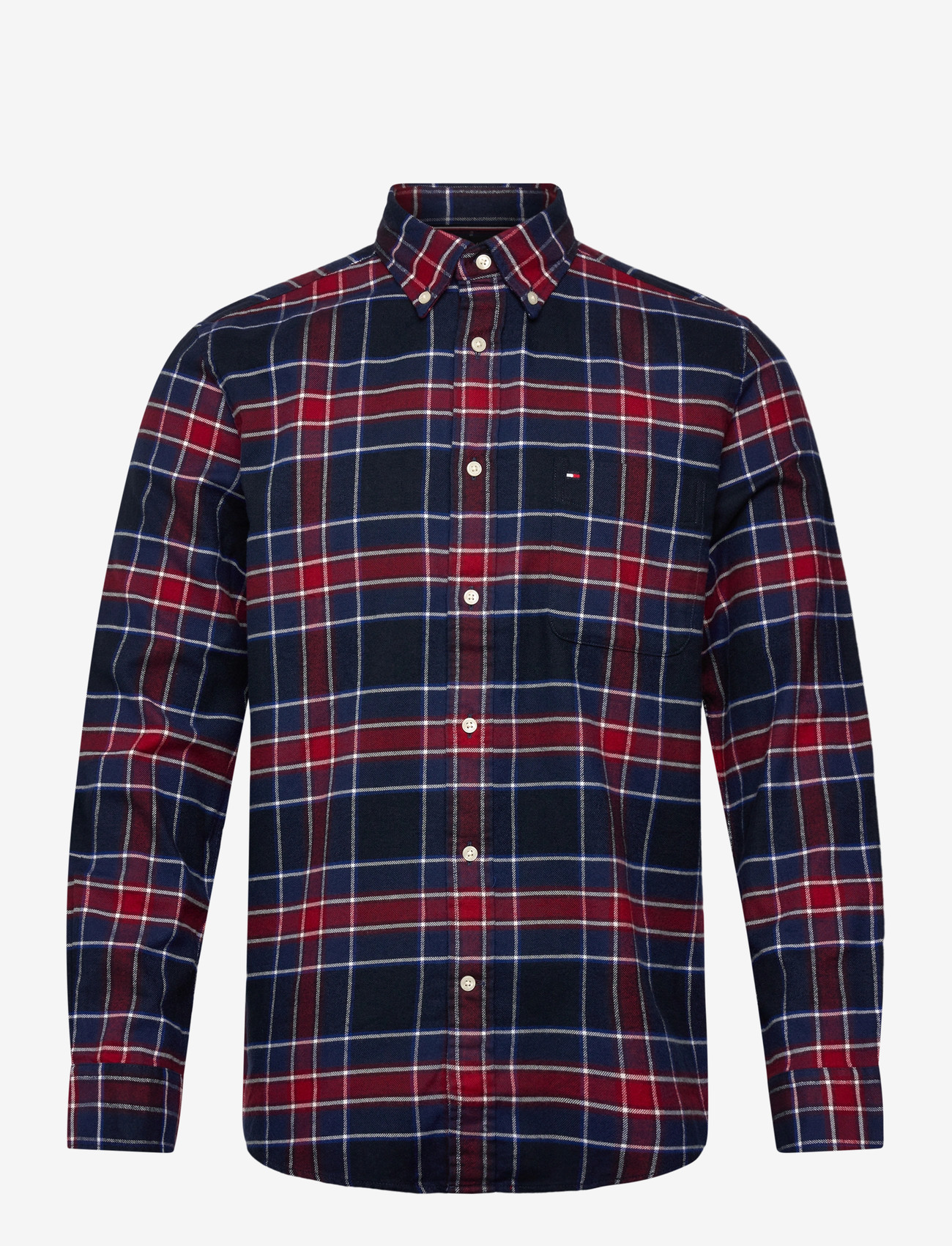 Tommy Hilfiger - HERO FLANNEL TARTN CHCK RF SHIRT - basic shirts - preppy navy   check - 1