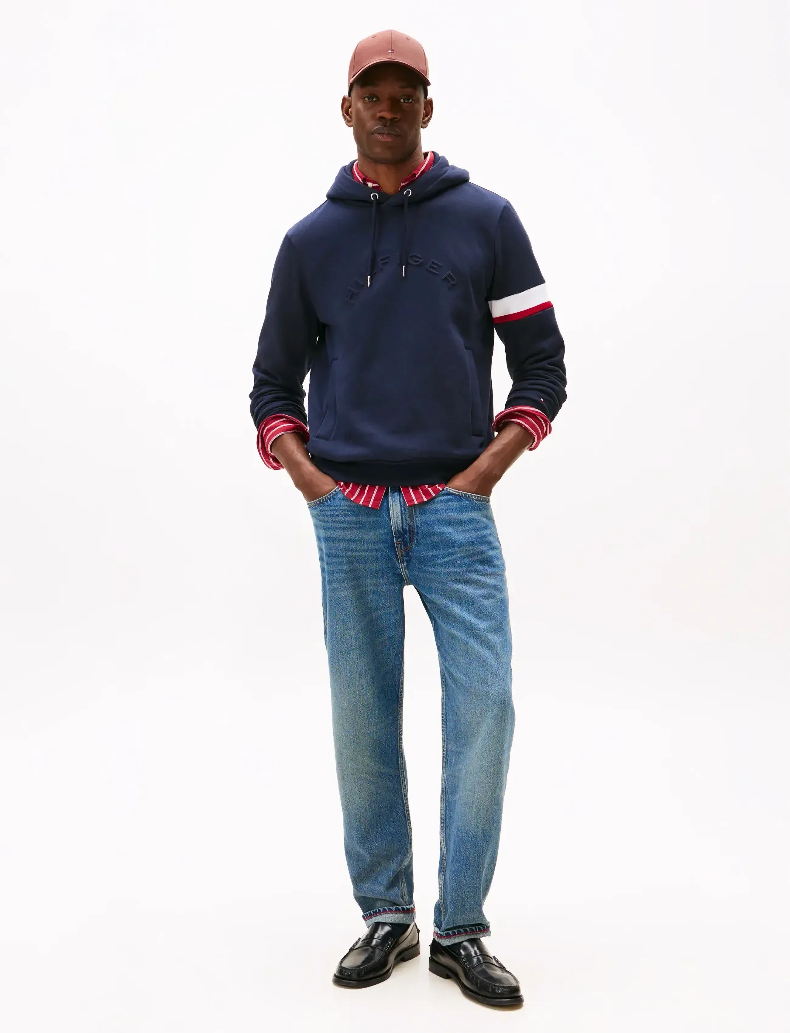 Tommy Hilfiger - RWB INSERT HOODIE - dressipluusid - desert sky - 3