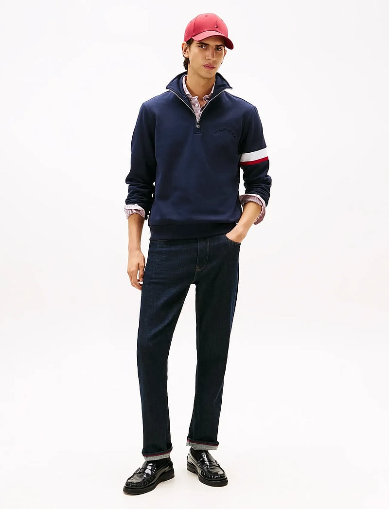 Tommy Hilfiger - RWB INSERT 1/4 ZIP - nach anlass kaufen - desert sky - 3