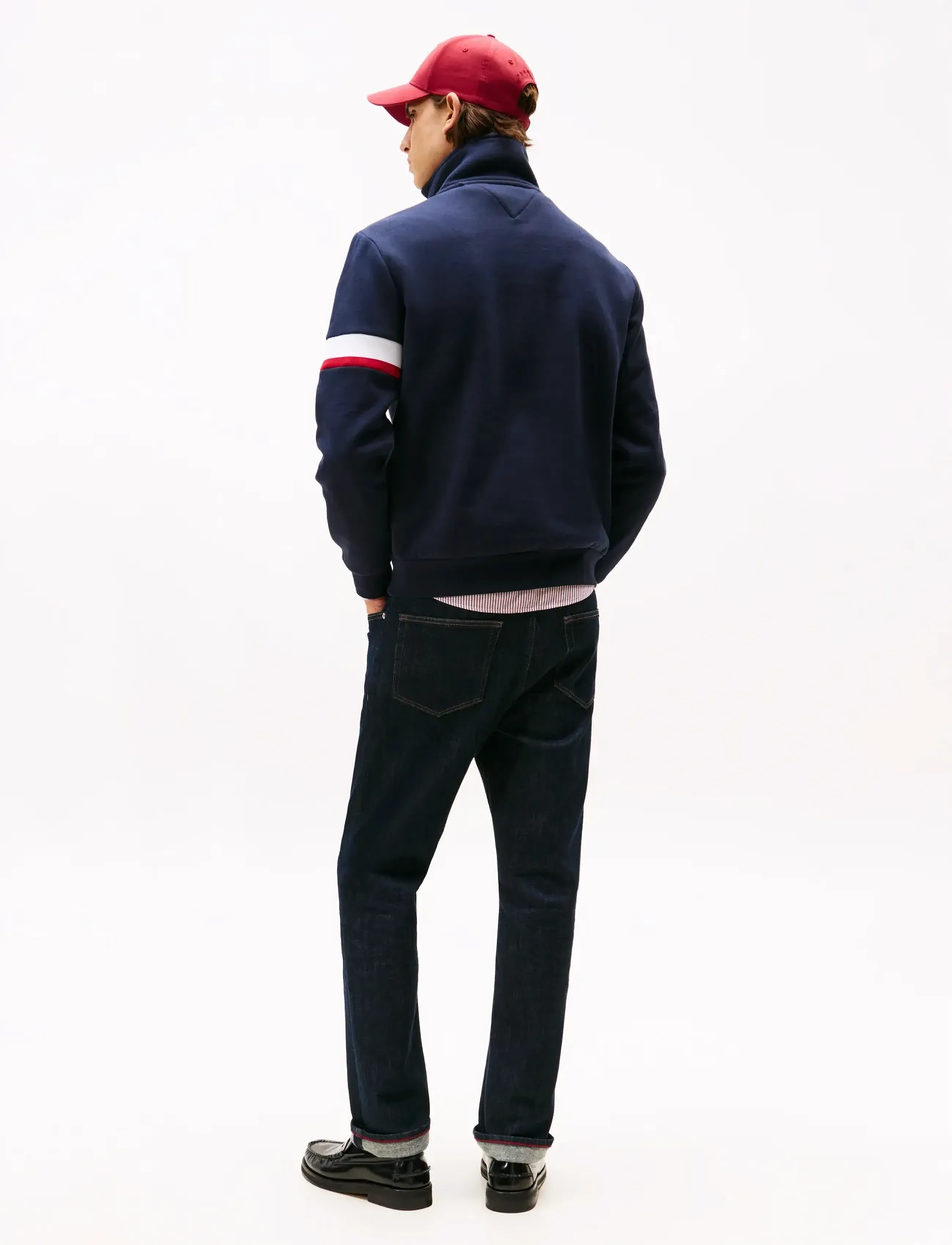 Tommy Hilfiger - RWB INSERT 1/4 ZIP - nach anlass kaufen - desert sky - 4