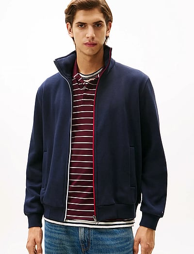 Global Stripe Zip Through - Sweatshirts