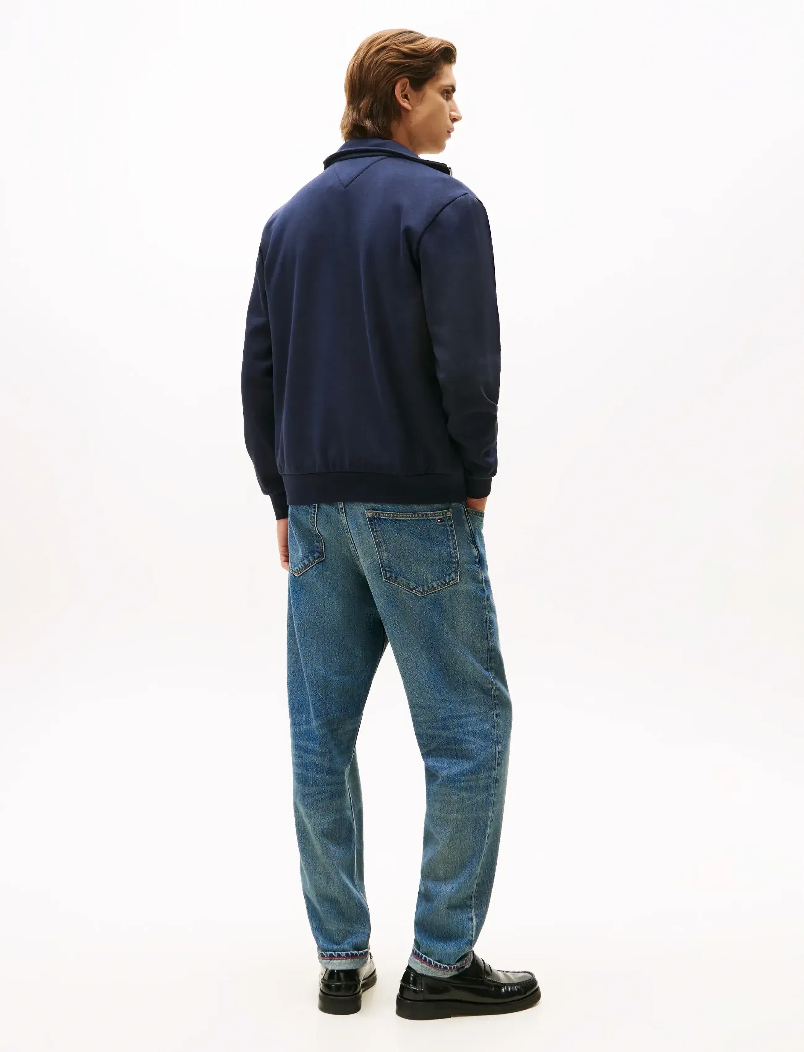 Tommy Hilfiger - GLOBAL STRIPE ZIP THROUGH - kevättakit - desert sky - 4