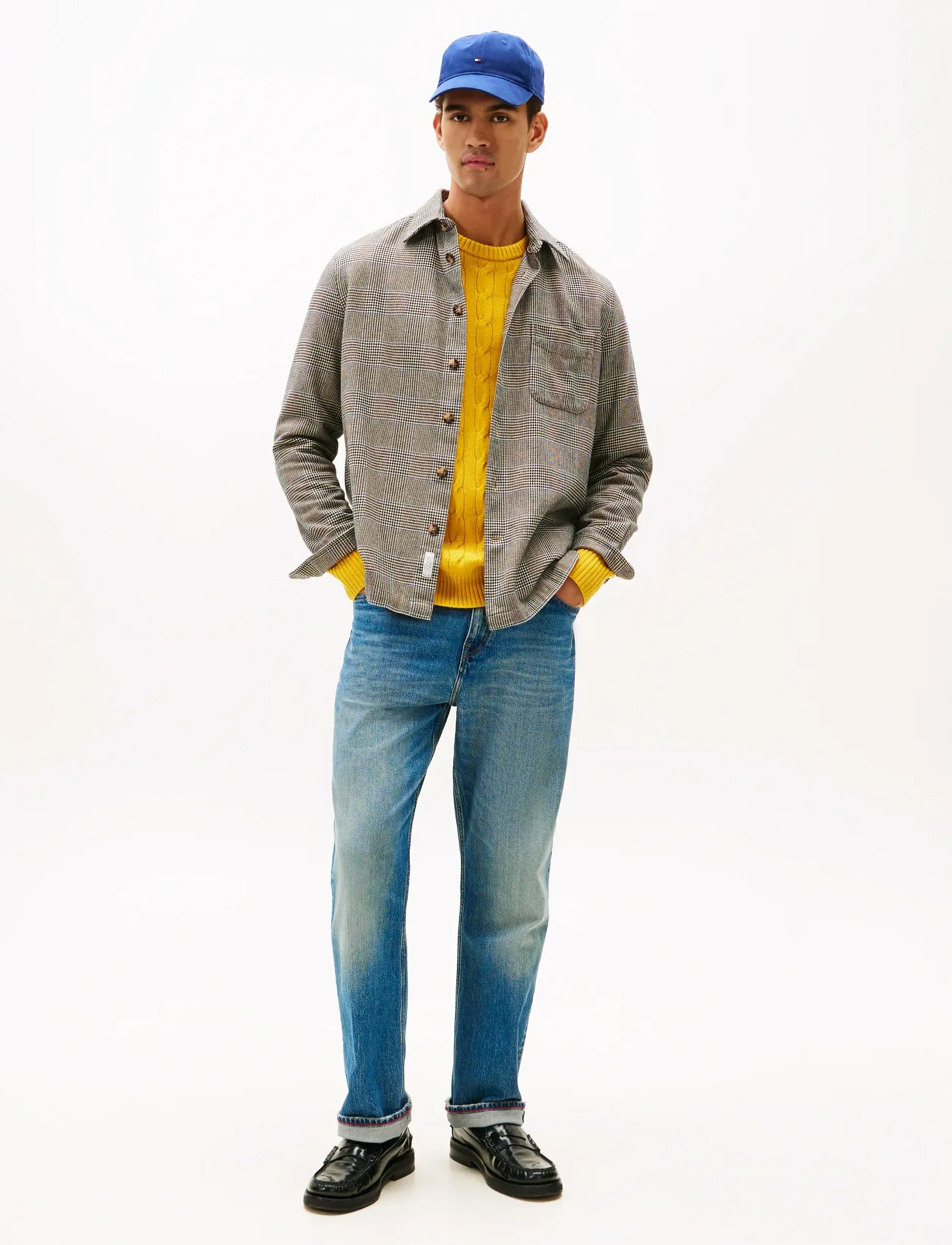 Tommy Hilfiger - FLANNEL PRINCE OF WALES SHIRT - chemises en flanelle - desert sky   check - 2