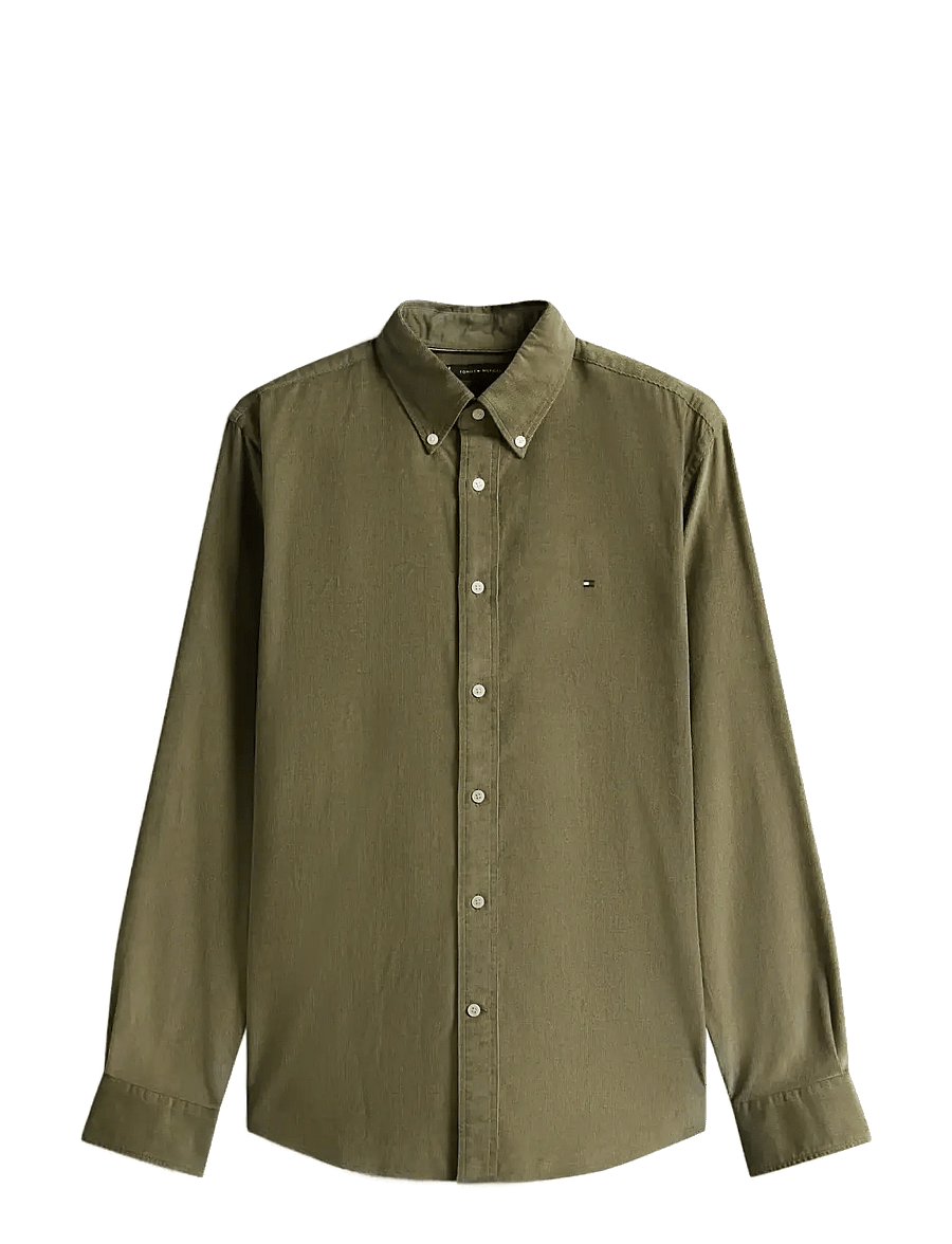 Tommy Hilfiger - SOLID CORDUROY RF SHIRT - casual - battle green - 1