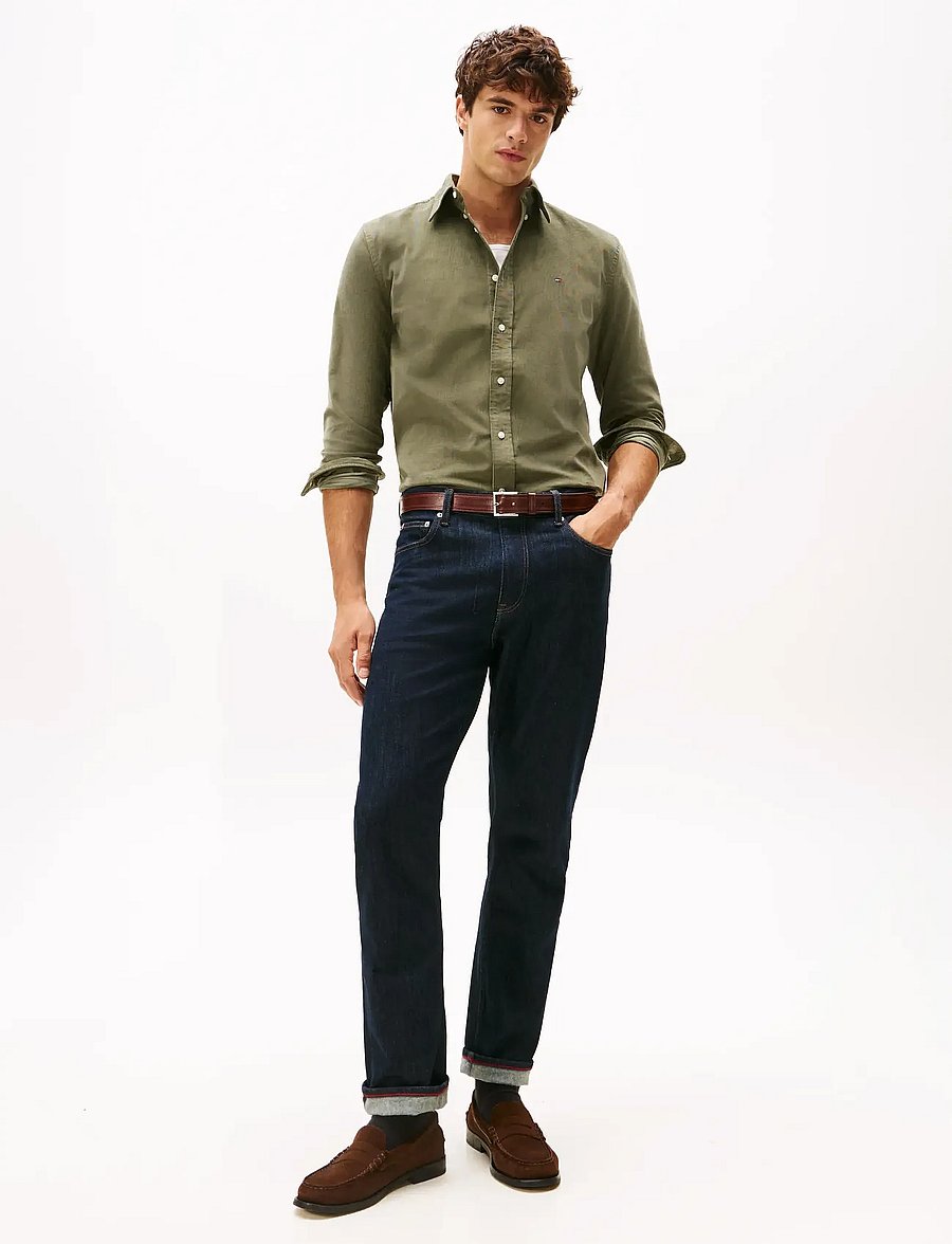 Tommy Hilfiger - SOLID CORDUROY RF SHIRT - casual - battle green - 2