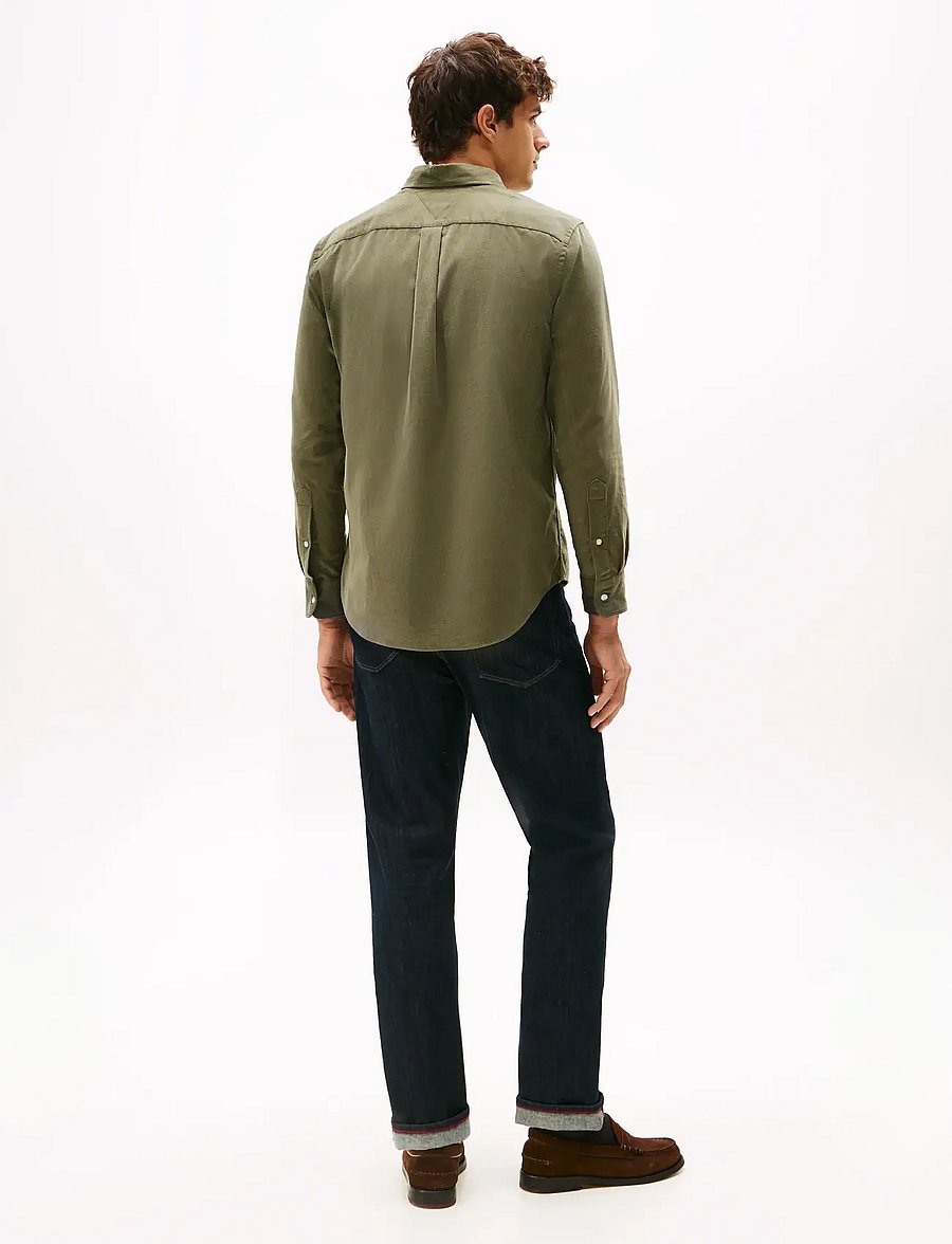 Tommy Hilfiger - SOLID CORDUROY RF SHIRT - casual - battle green - 3