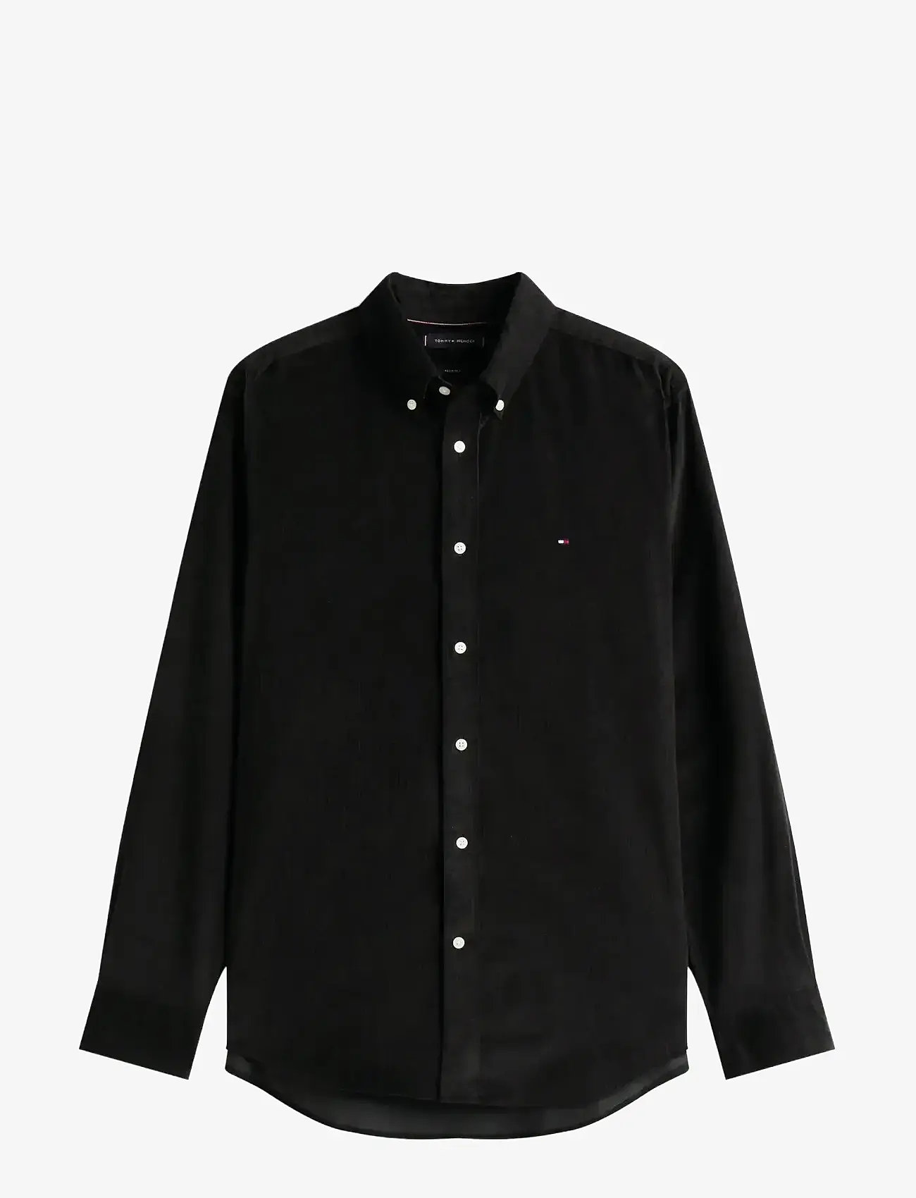 Tommy Hilfiger - SOLID CORDUROY RF SHIRT - manchesterskjortor - black - 1