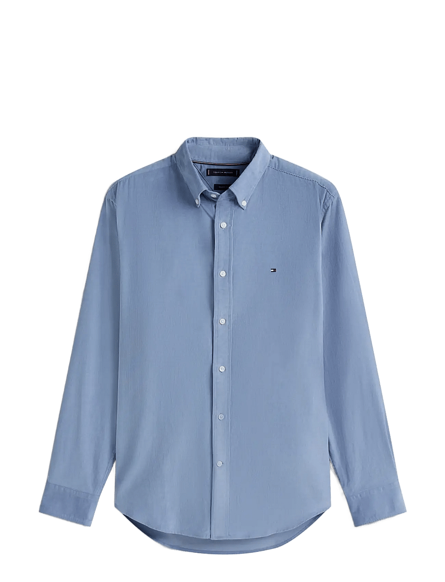 Tommy Hilfiger - SOLID CORDUROY RF SHIRT - casual hemden - brisk blue - 1