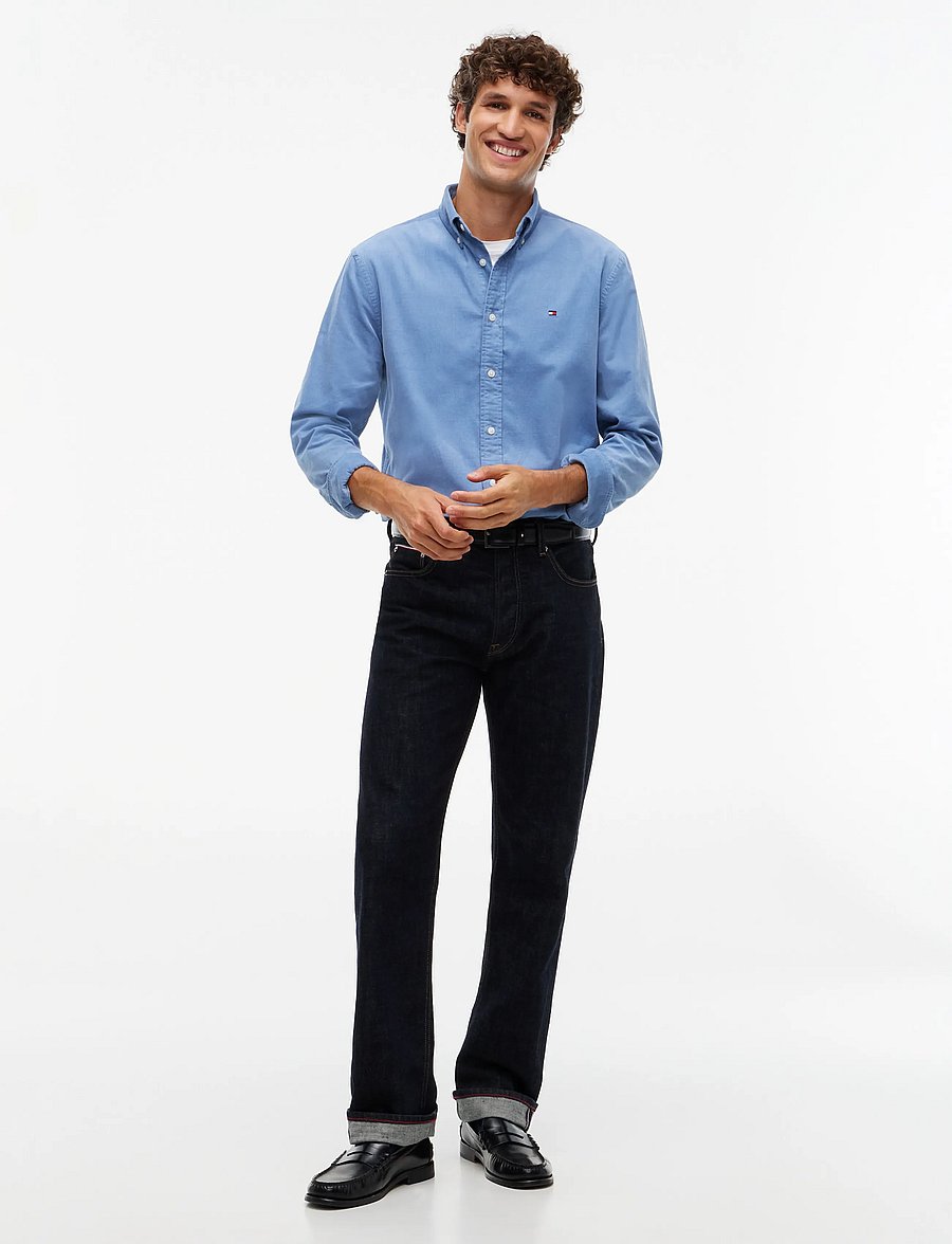 Tommy Hilfiger - SOLID CORDUROY RF SHIRT - casual hemden - brisk blue - 4