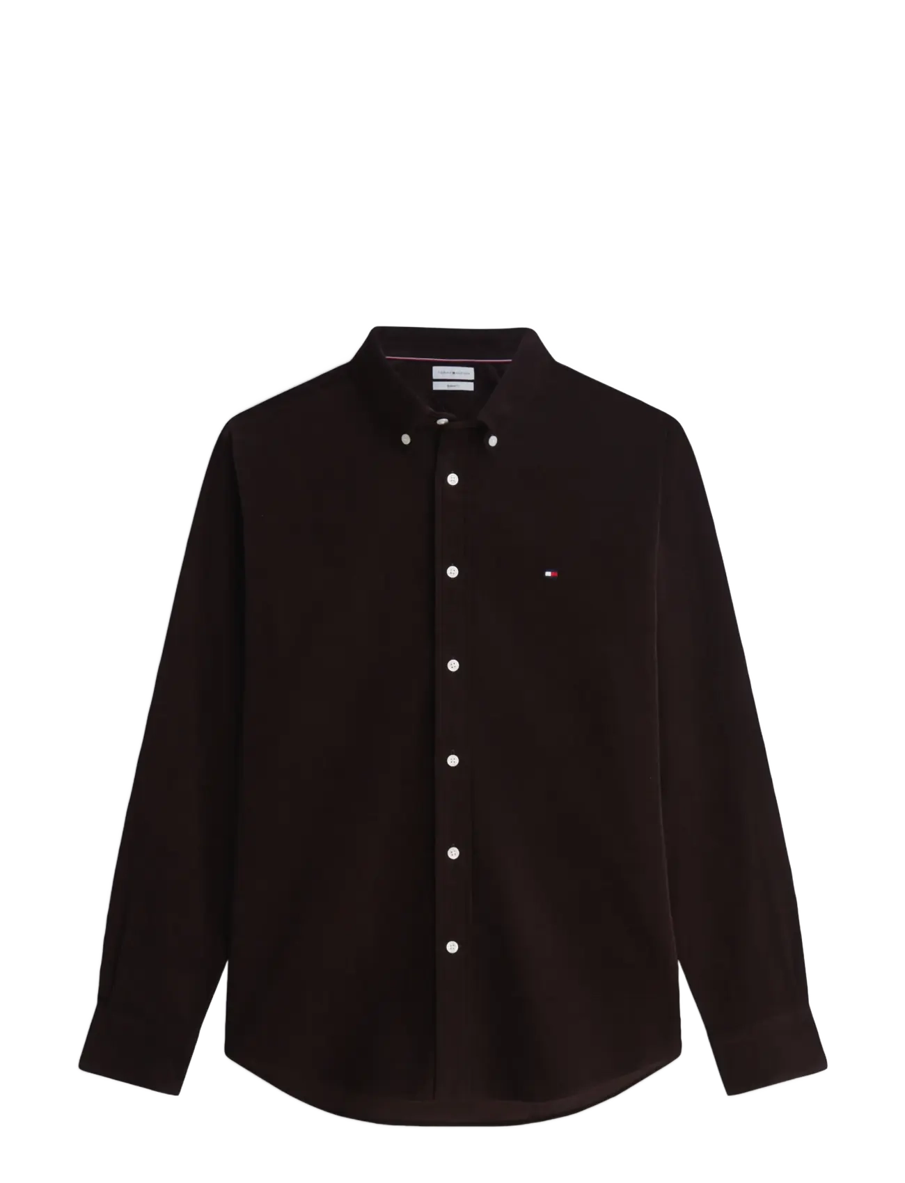 Tommy Hilfiger - SOLID CORDUROY RF SHIRT - casual skjortor - chocolate - 1