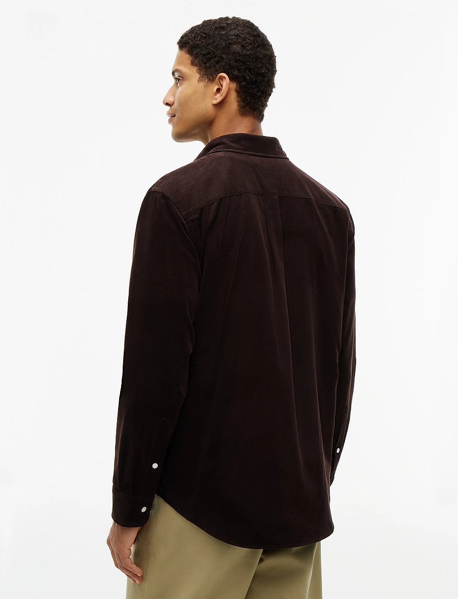 Tommy Hilfiger - SOLID CORDUROY RF SHIRT - freizeithemden - chocolate - 2
