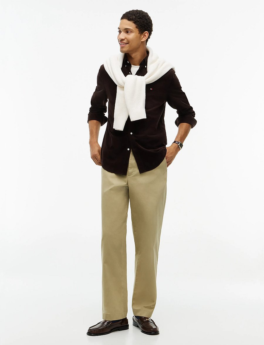 Tommy Hilfiger - SOLID CORDUROY RF SHIRT - freizeithemden - chocolate - 4
