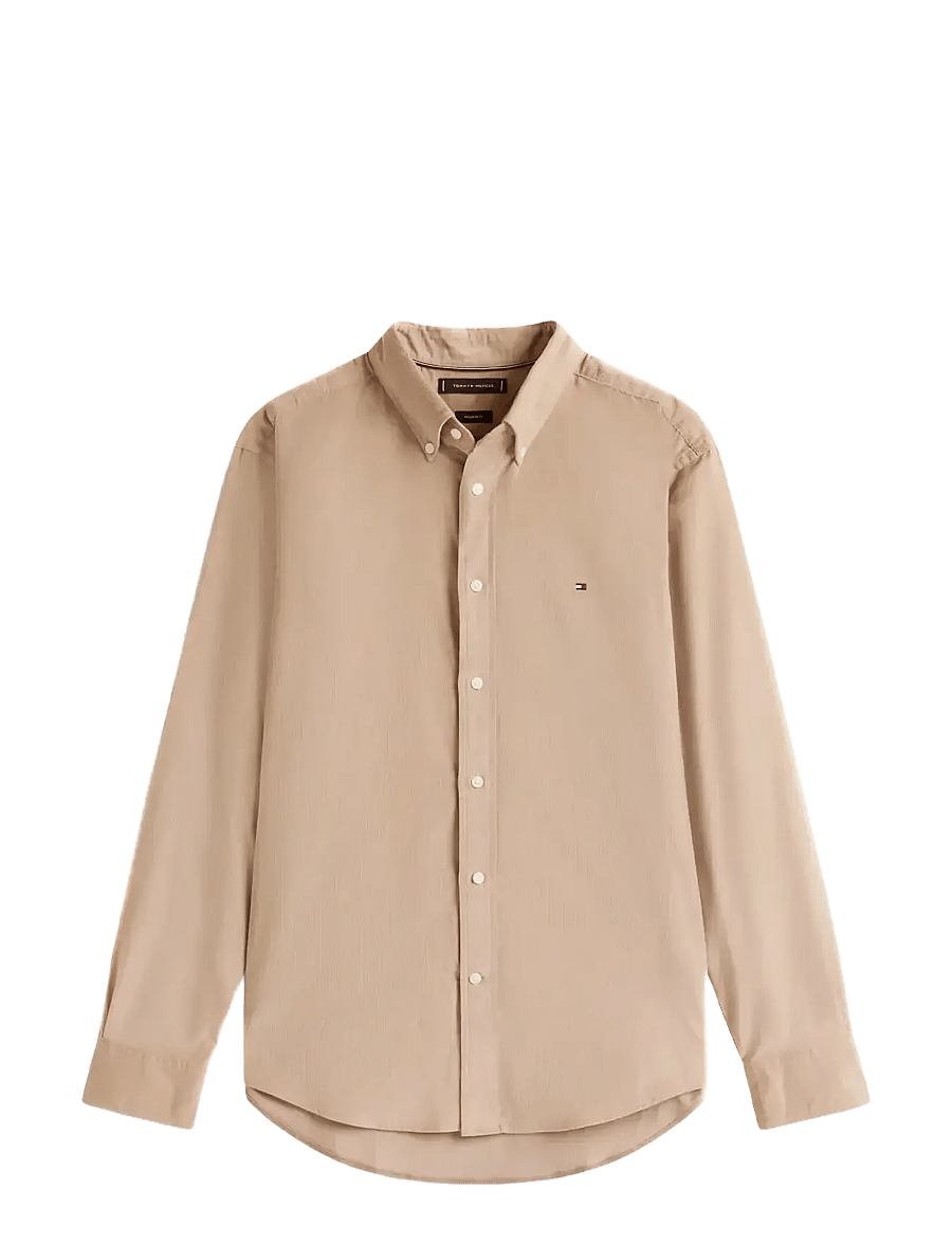 Tommy Hilfiger - SOLID CORDUROY RF SHIRT - freizeithemden - coastal taupe - 1