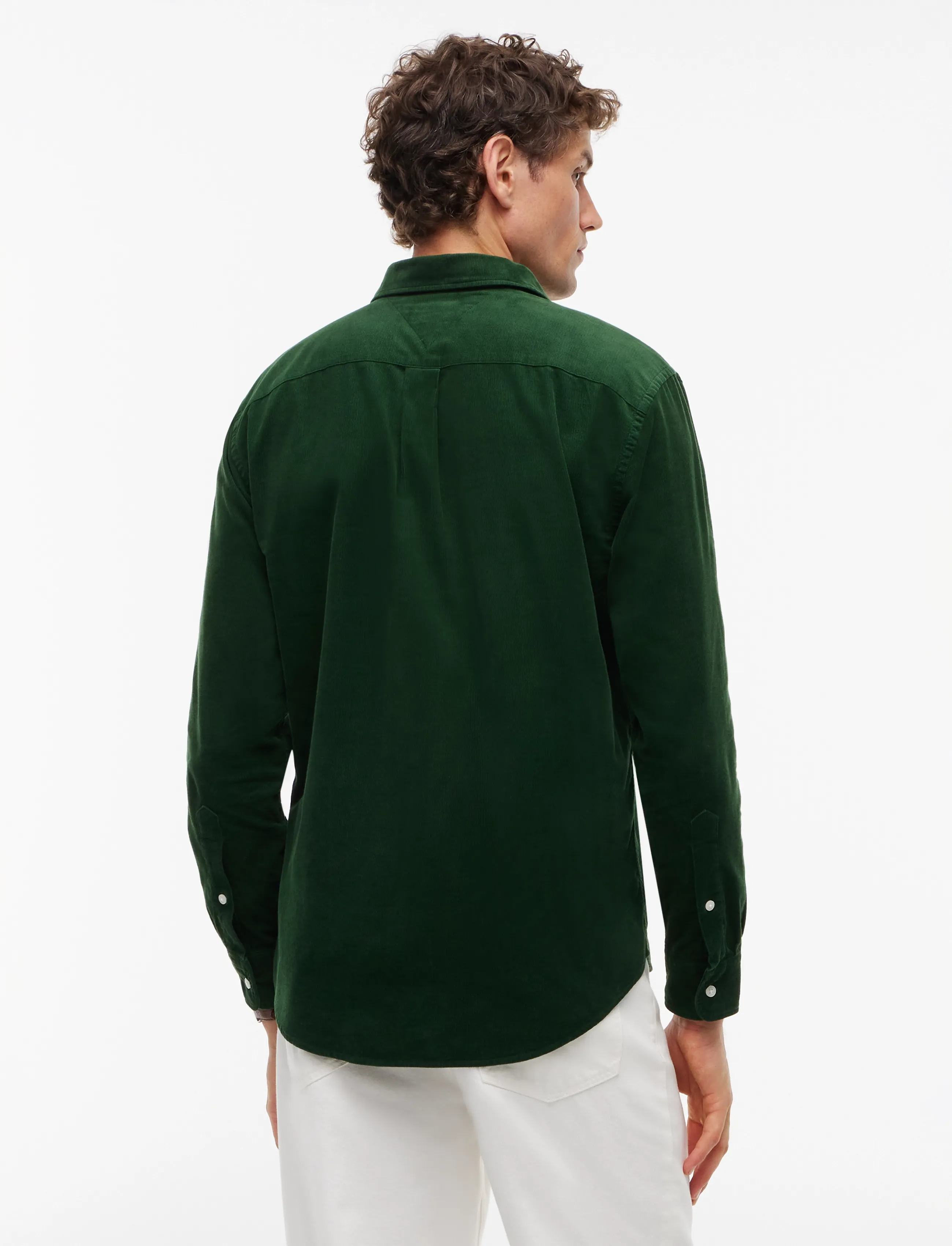 Tommy Hilfiger - SOLID CORDUROY RF SHIRT - casual skjortor - country green - 2
