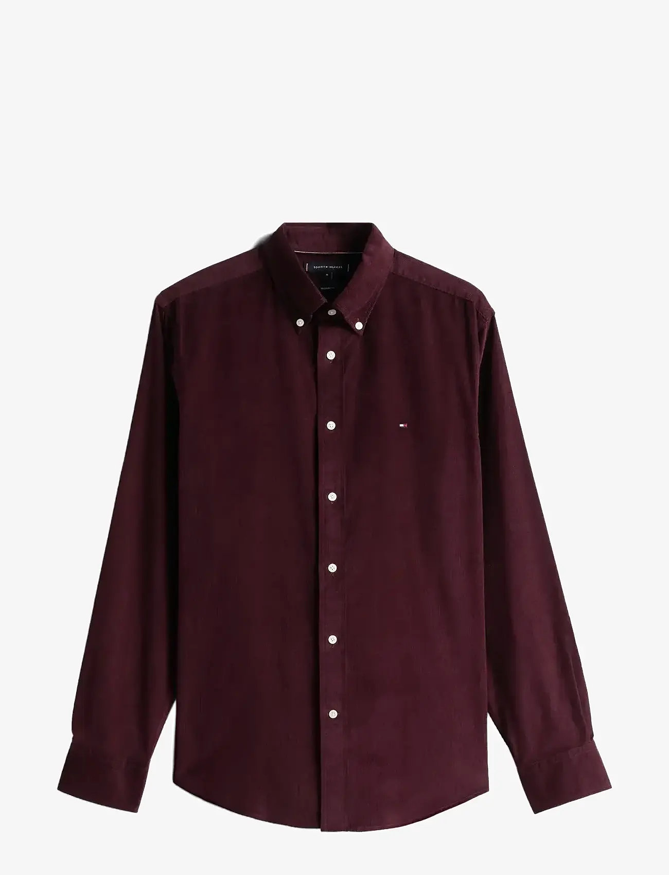 Tommy Hilfiger - SOLID CORDUROY RF SHIRT - basic skjortor - deep burgundy - 1