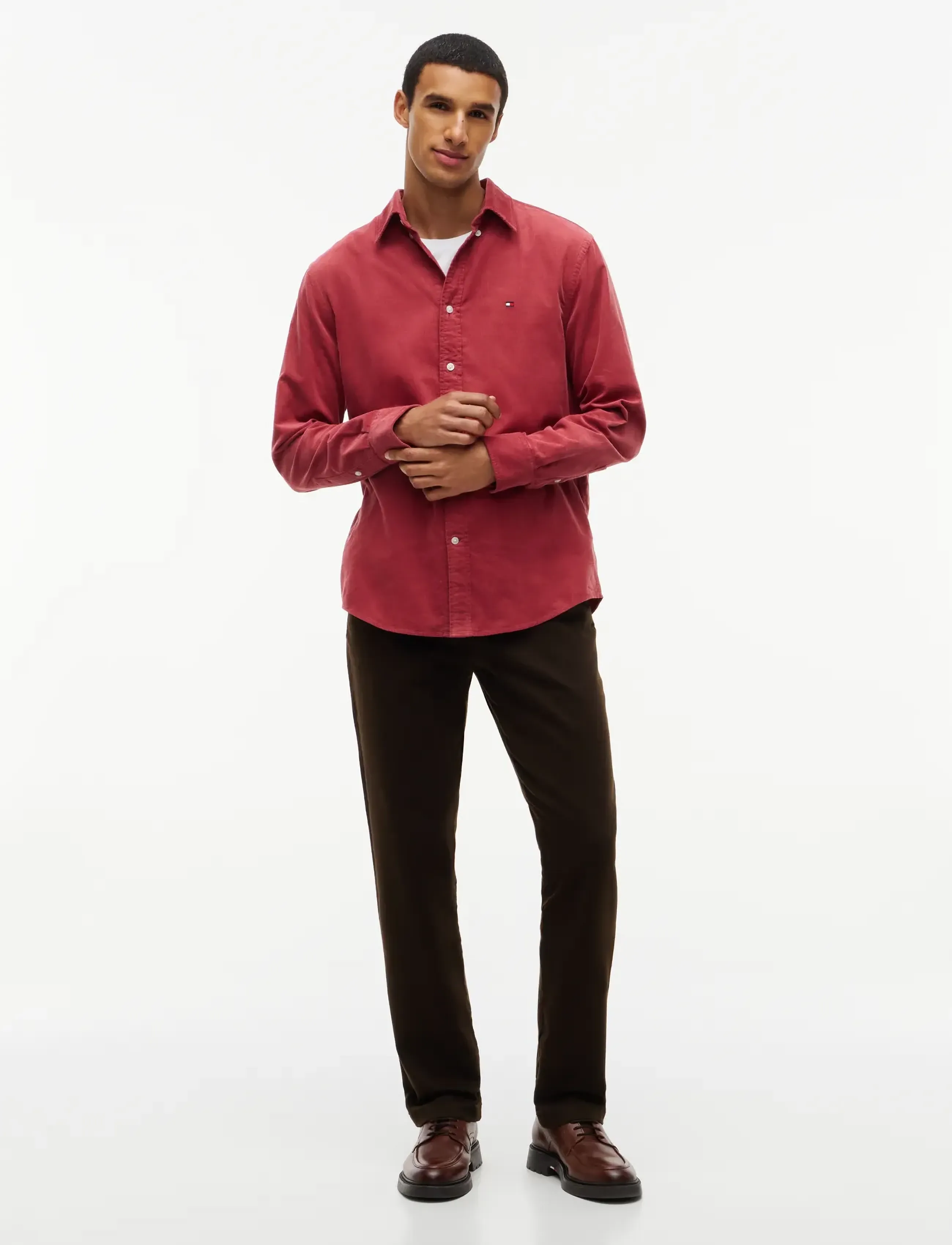 TOMMY HILFIGER Solid Corduroy Rf Shirt skjortor & blusar herr – bild 4