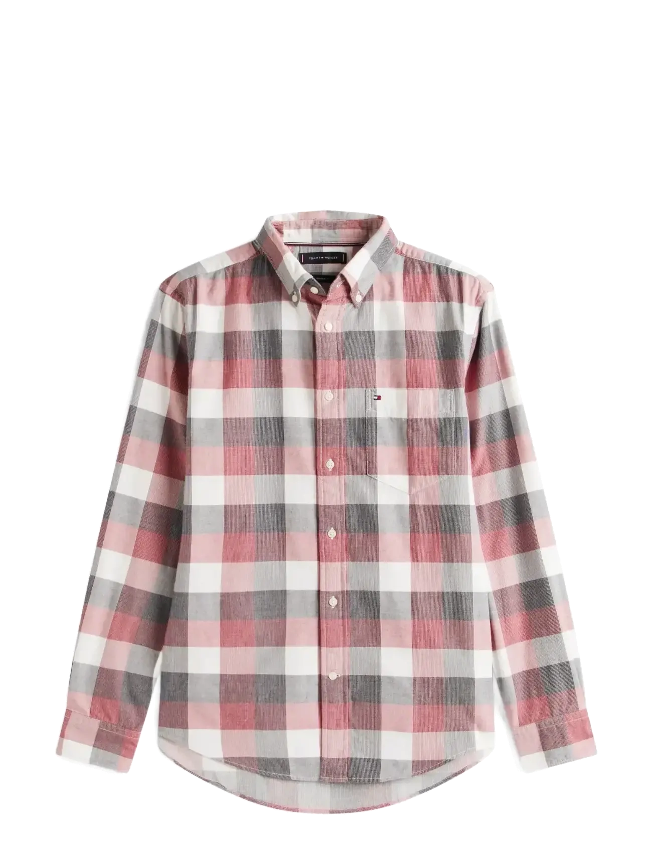 Tommy Hilfiger CORDUROY CHECK RF SHIRT - Skjorter - REGATTA RED / CHECK / red