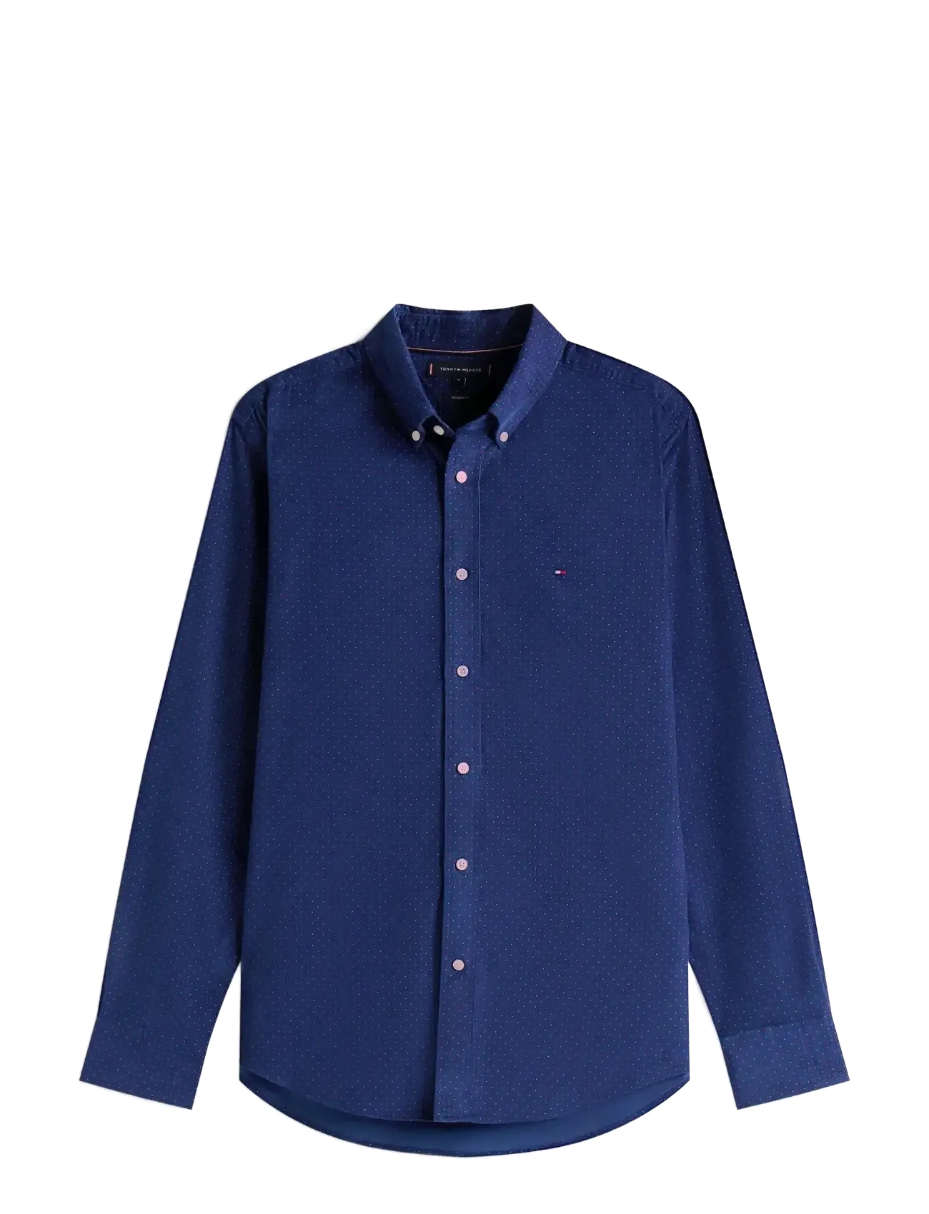 Tommy Hilfiger CORDUROY PRINTED SHIRT - Kauluspaidat - PREPPY NAVY   ALLOVER / navy