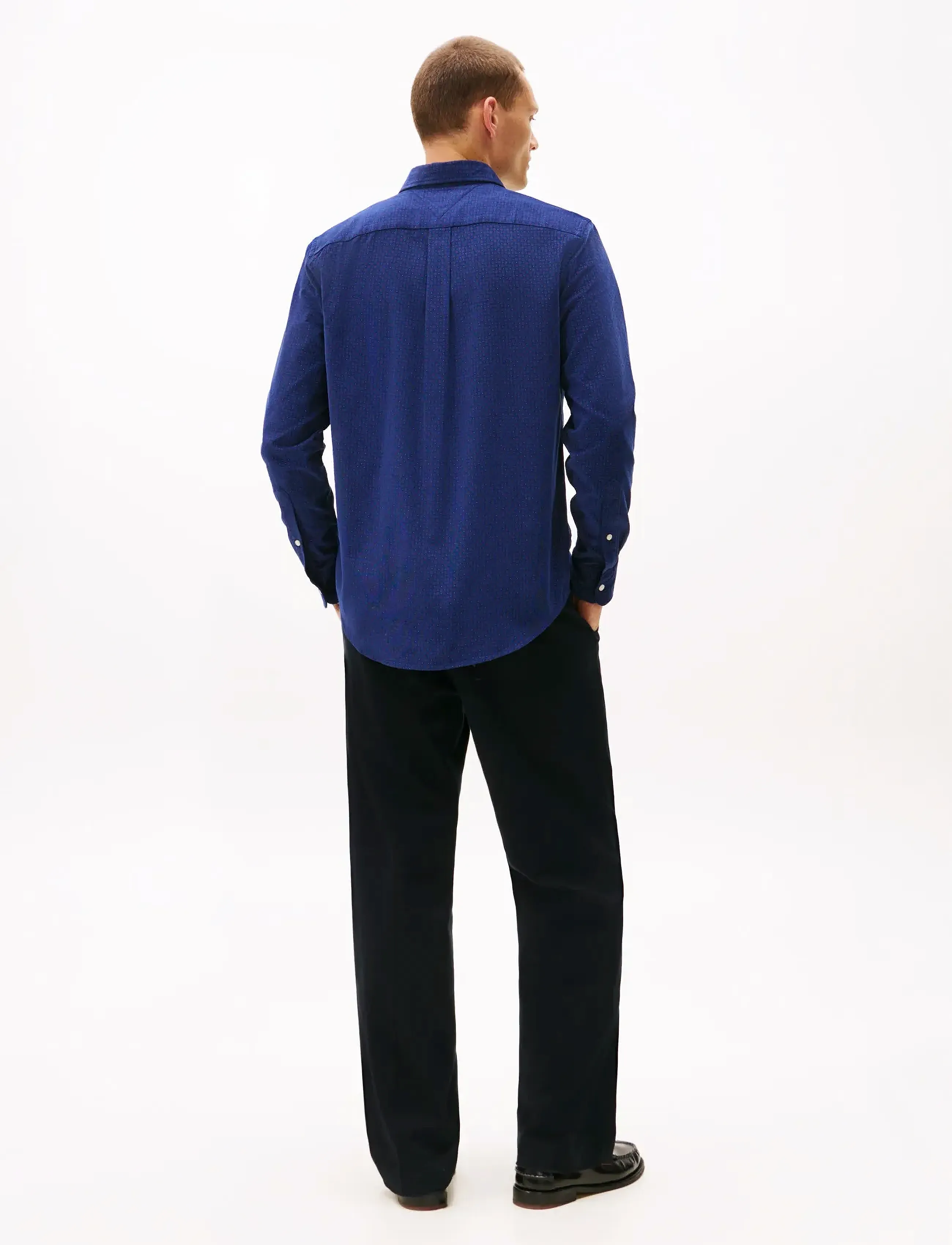 Tommy Hilfiger - CORDUROY PRINTED SHIRT - velvet särgid - preppy navy   allover - 3
