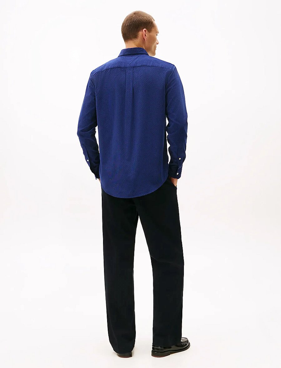 Tommy Hilfiger - CORDUROY PRINTED SHIRT - corduroy shirts - preppy navy allover - 3