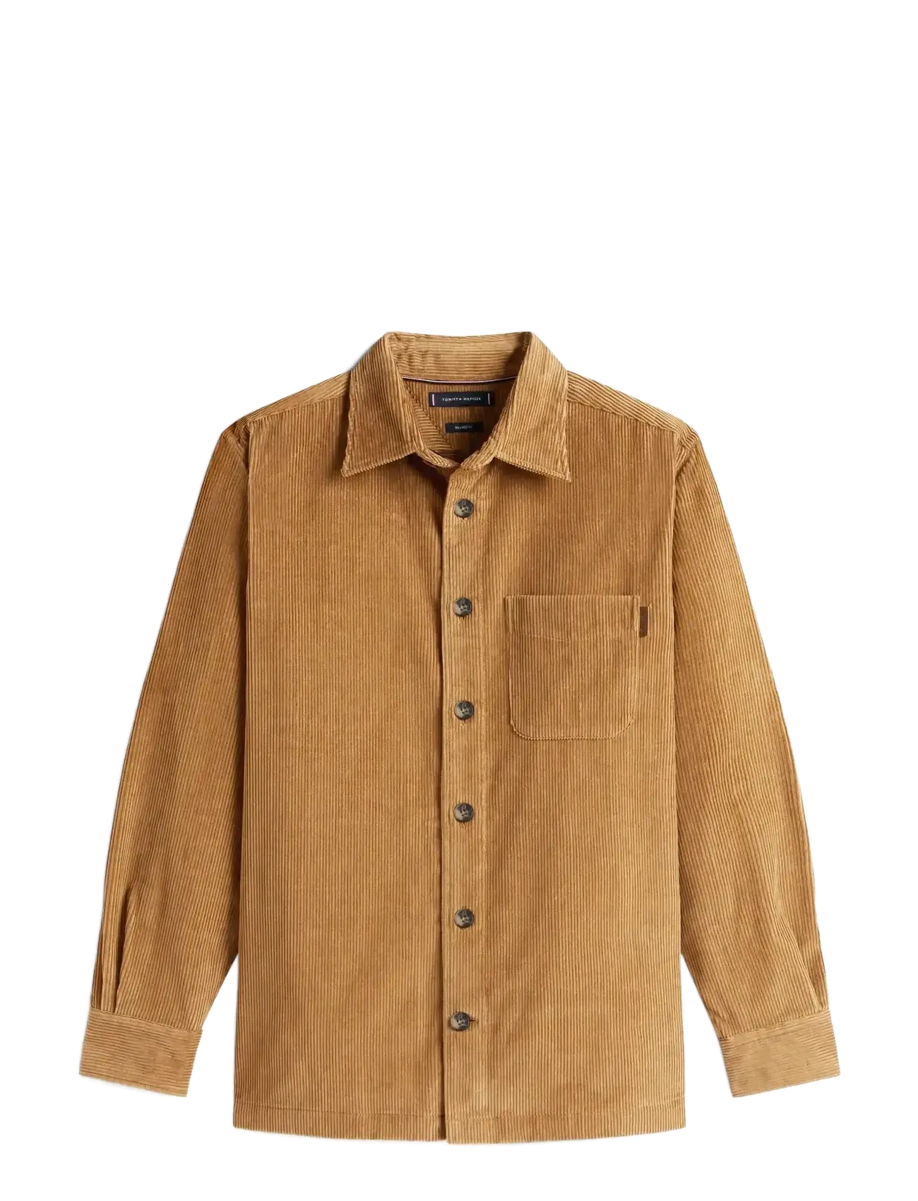 Tommy Hilfiger CORDUROY RLX OVERSHIRT - Overshirts - HICKORY CORD / beige