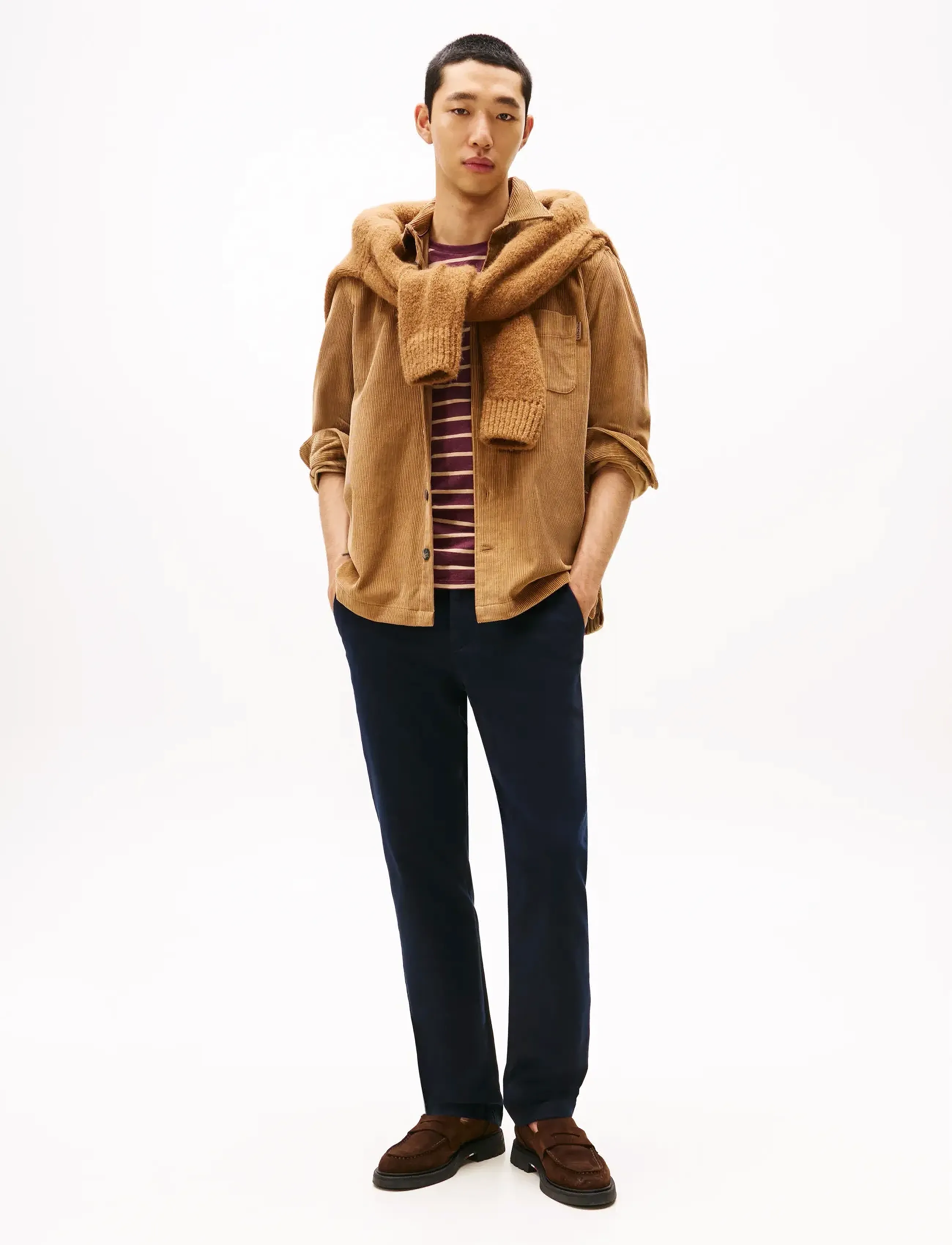 Tommy Hilfiger - CORDUROY RLX OVERSHIRT - flauelsskyrtur - hickory cord - 2