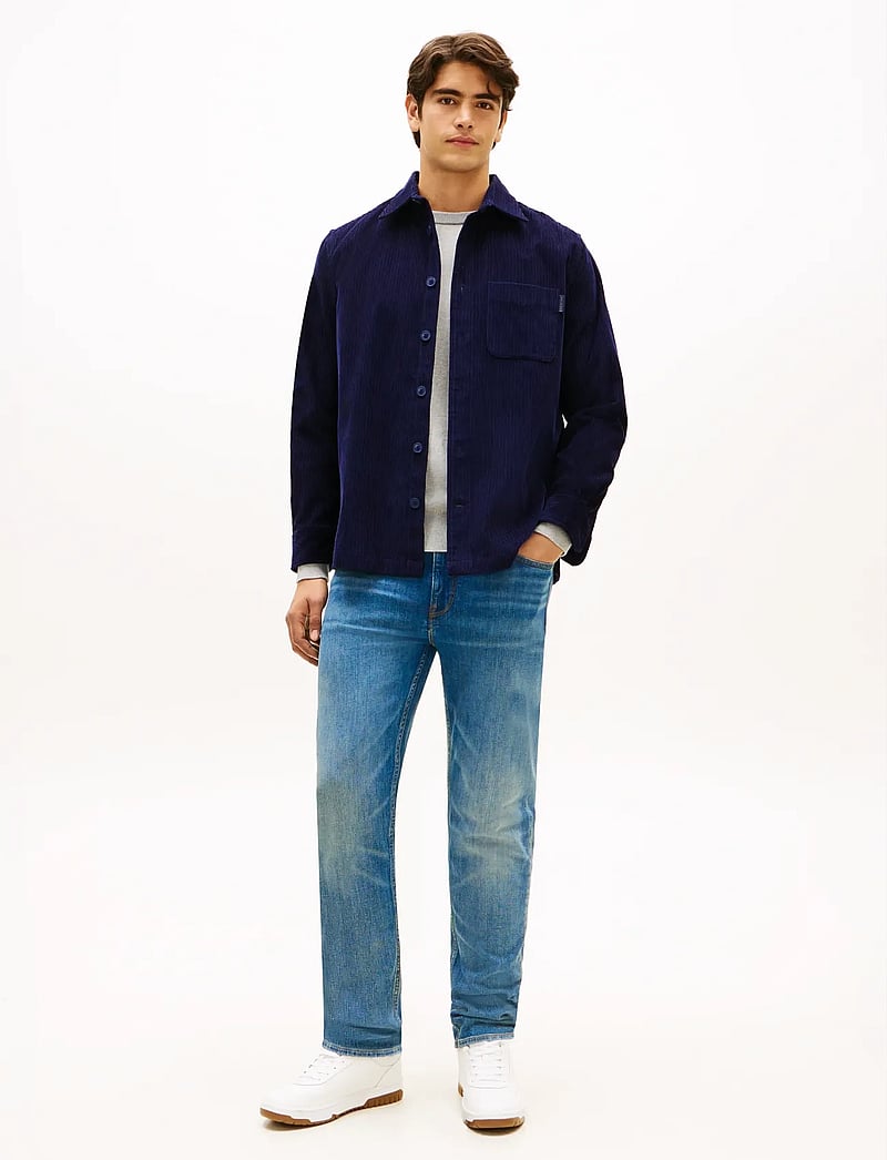 Tommy Hilfiger - CORDUROY RLX OVERSHIRT - manchesterskjortor - imperial navy - 2