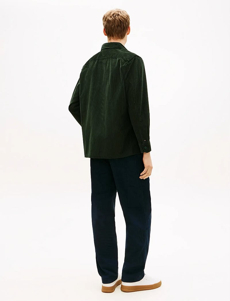 Tommy Hilfiger - CORDUROY RLX OVERSHIRT - cordhemden - riverbed green cord - 3