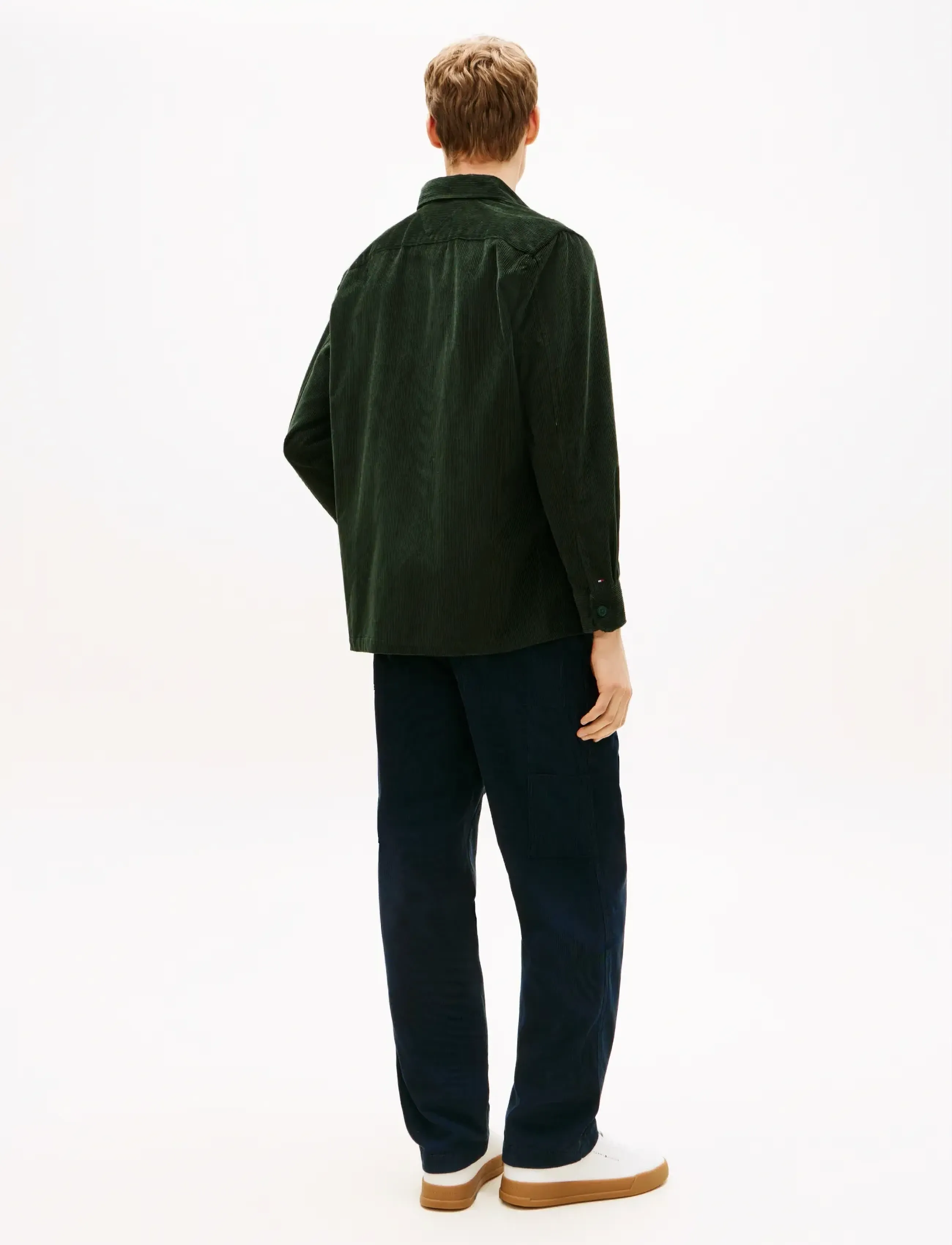 Tommy Hilfiger - CORDUROY RLX OVERSHIRT - kordfløyelsskjorter - riverbed green cord - 3