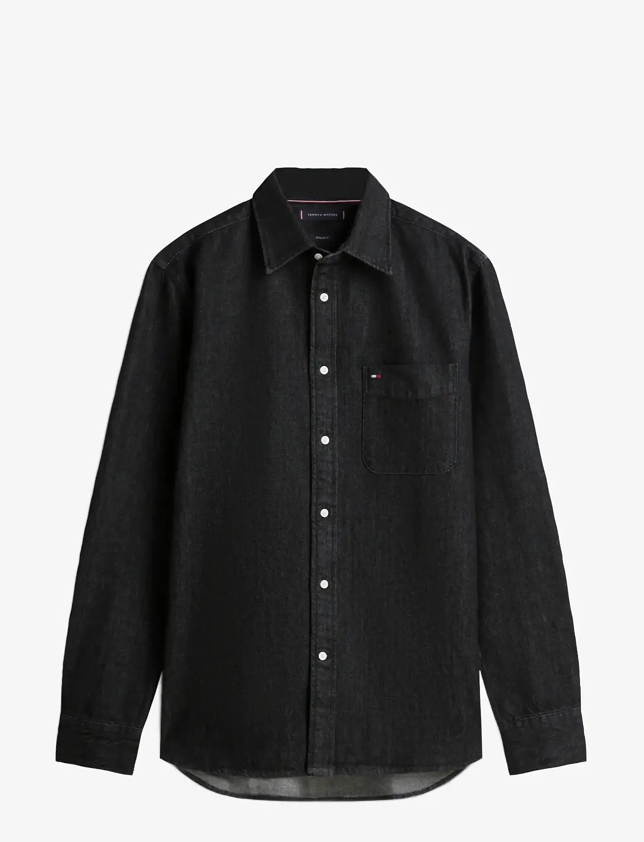 Tommy Hilfiger - DENIM RF SHIRT - basic skjorter - black denim - 1