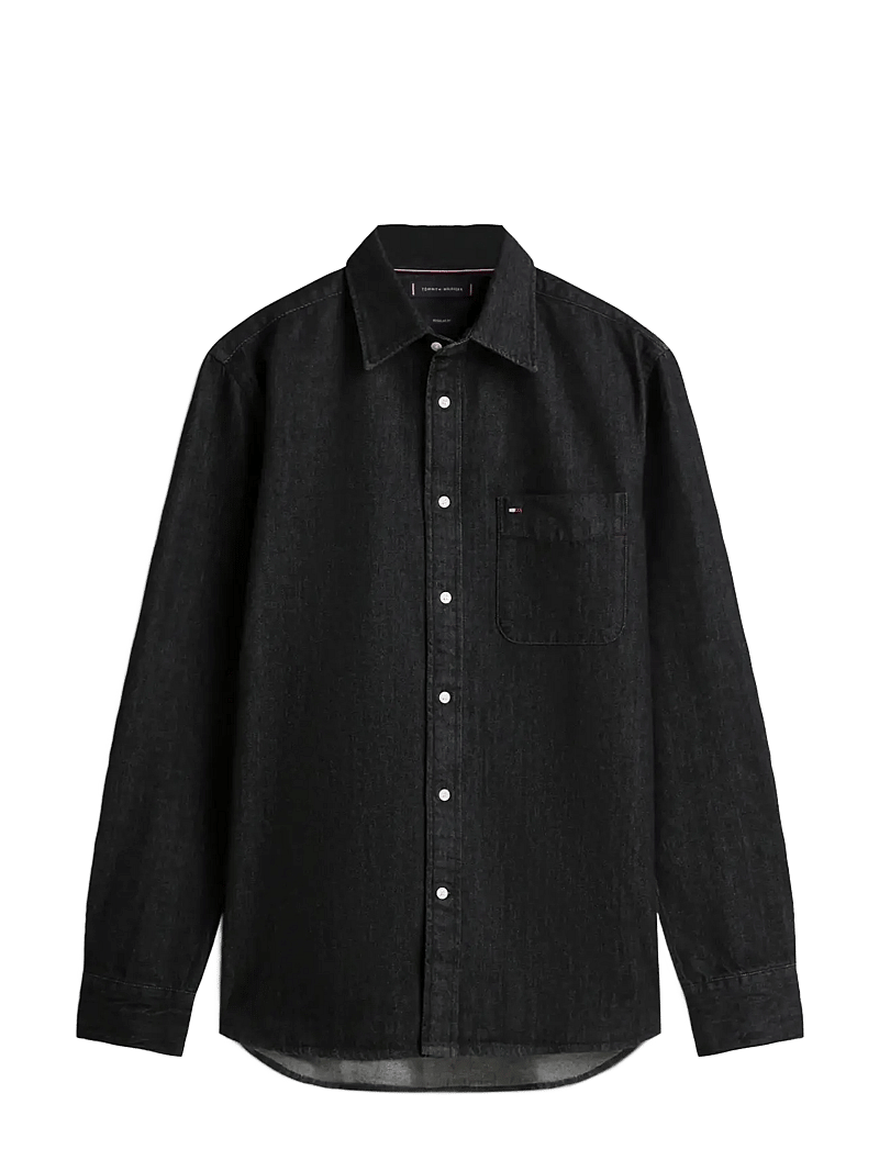 Tommy Hilfiger - DENIM RF SHIRT - basic skjorter - black denim - 1
