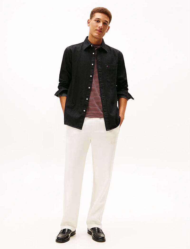 Tommy Hilfiger - DENIM RF SHIRT - basic skjorter - black denim - 2