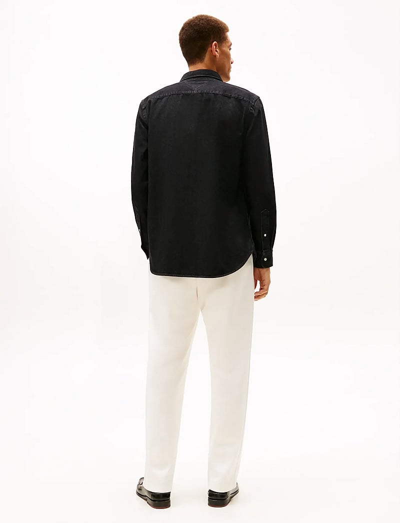 Tommy Hilfiger - DENIM RF SHIRT - basic skjorter - black denim - 3