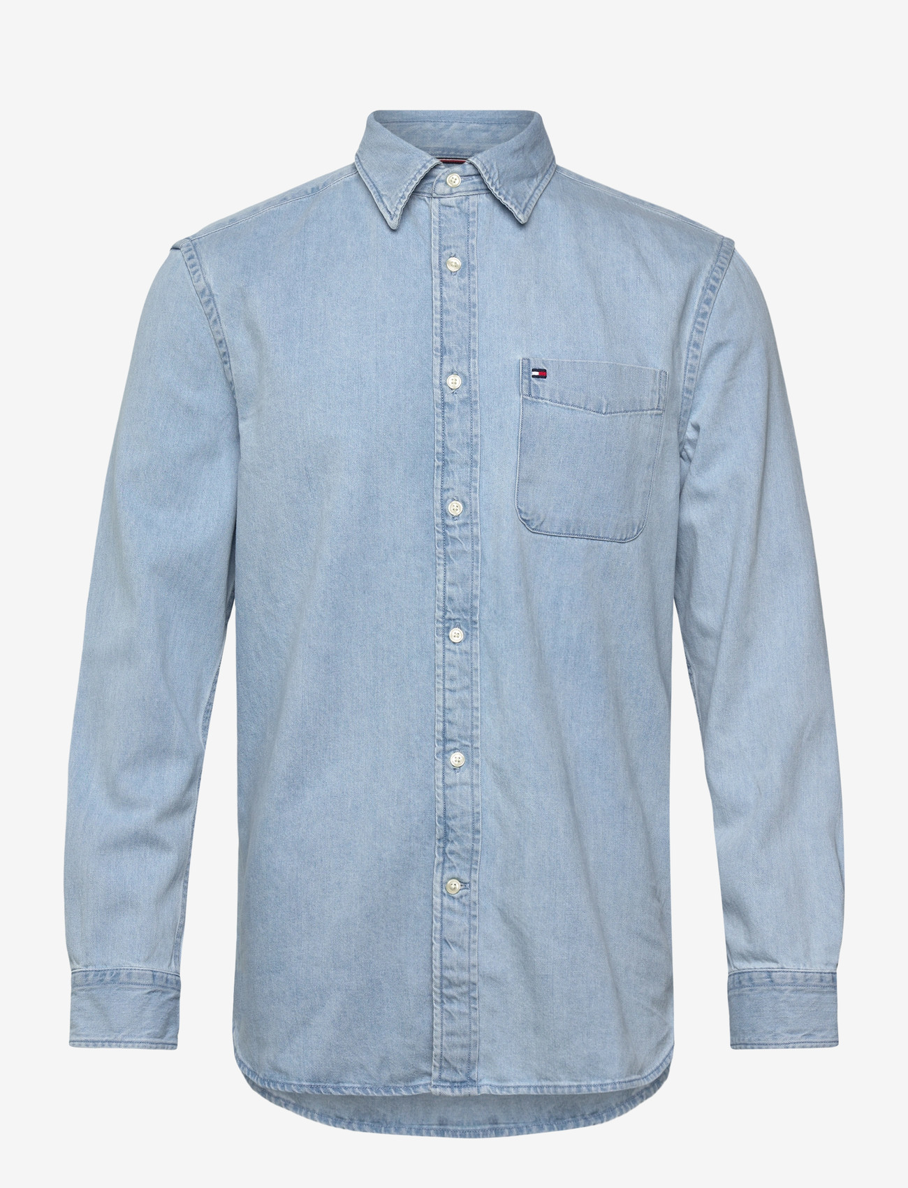 Tommy Hilfiger - DENIM RF SHIRT - denimskjorter - light blue denim - 1