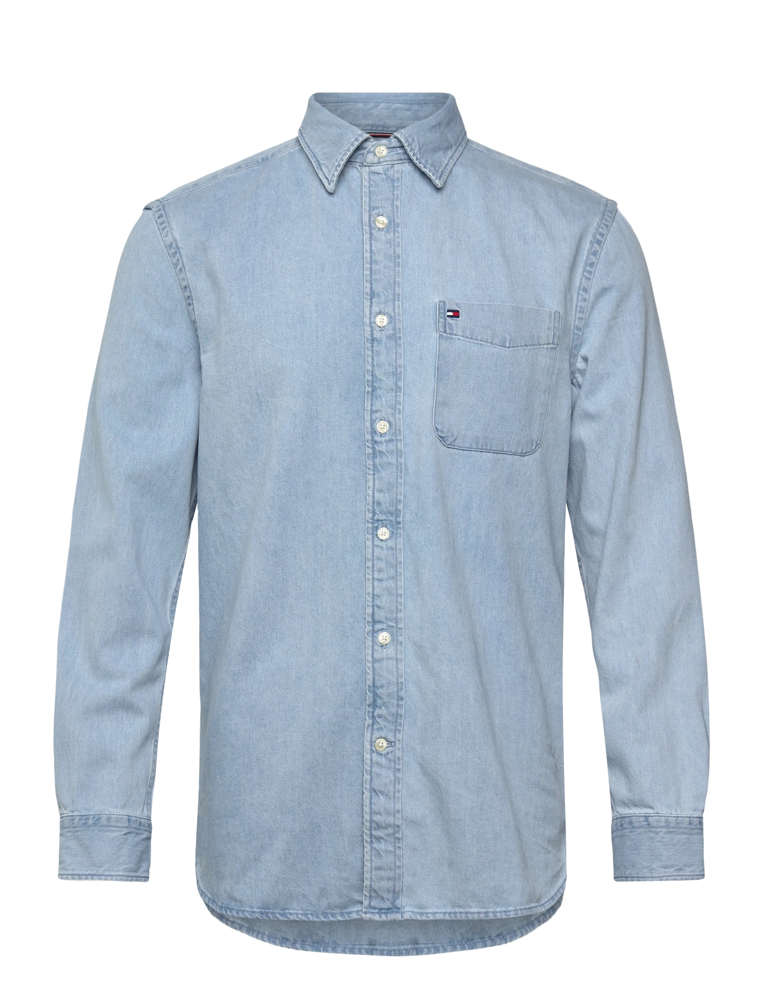 Tommy Hilfiger DENIM RF SHIRT - Nyheder - LIGHT BLUE DENIM / blue