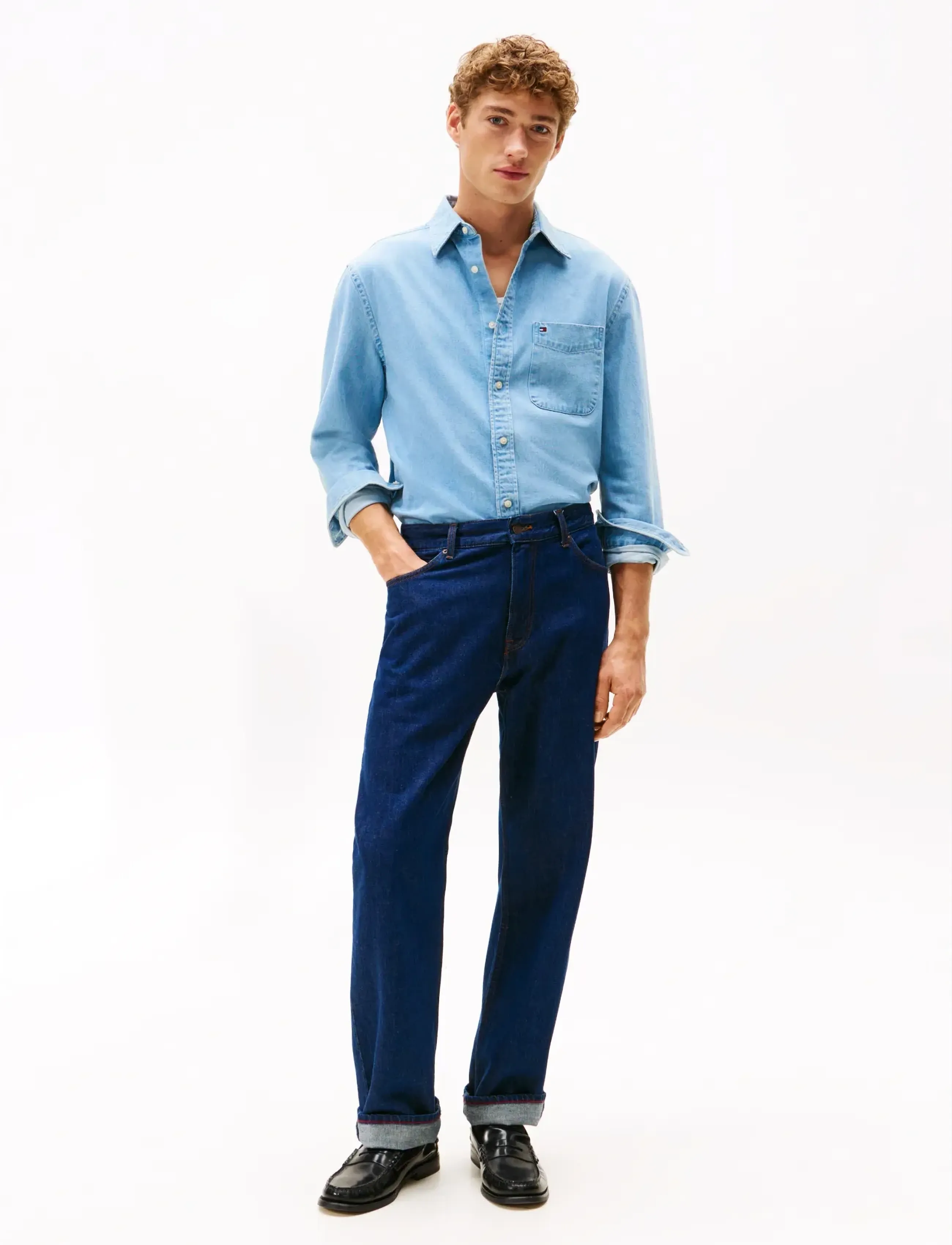 Tommy Hilfiger - DENIM RF SHIRT - casual skjorter - light blue denim - 3