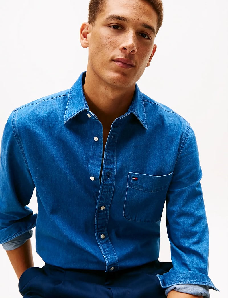 Tommy Hilfiger - DENIM RF SHIRT - jeanshemden - mid blue denim - 4