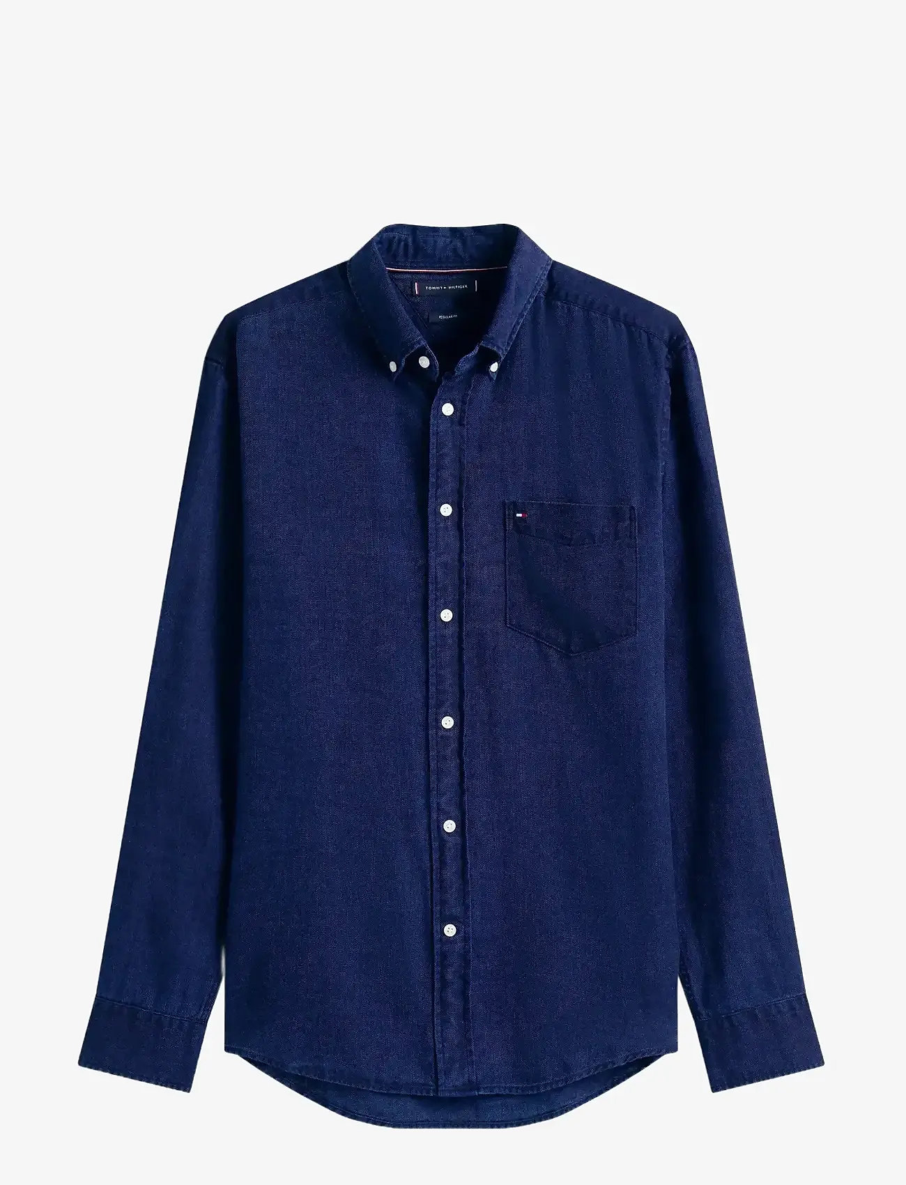 Tommy Hilfiger - FLANNEL INDIGO SHIRT - basic skjortor - dark blue indigo - 1