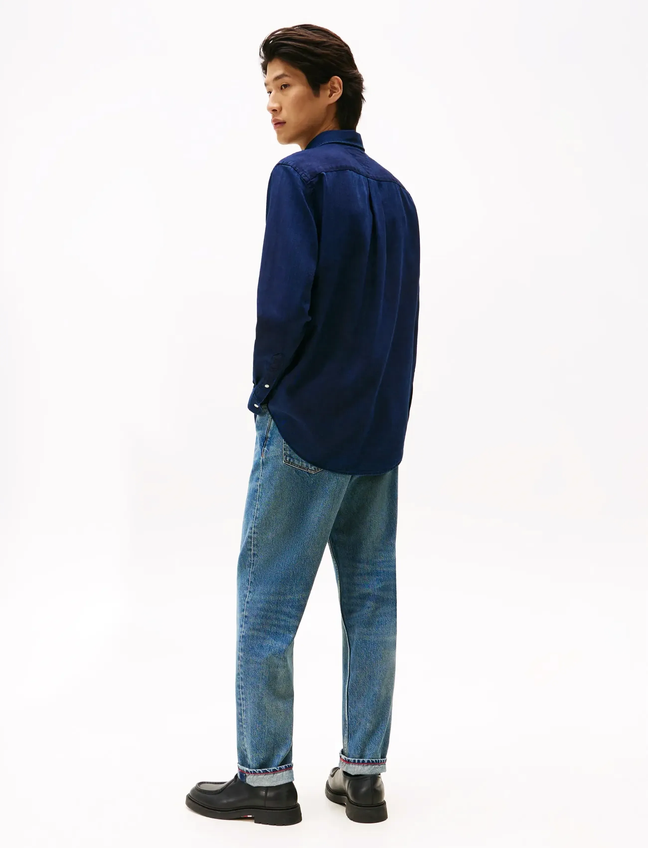 Tommy Hilfiger - FLANNEL INDIGO SHIRT - casual hemden - dark blue indigo - 3