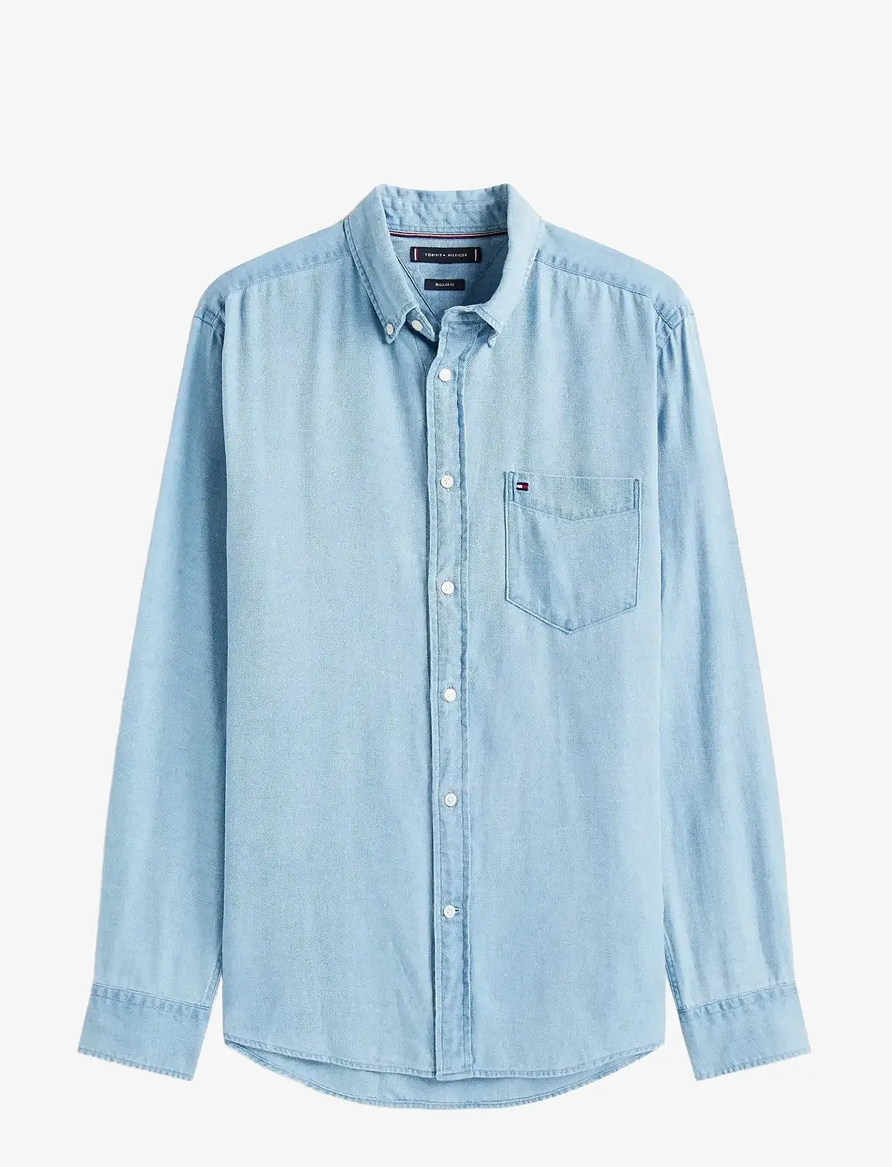 Tommy Hilfiger - FLANNEL INDIGO SHIRT - basic skjorter - light blue indigo - 1