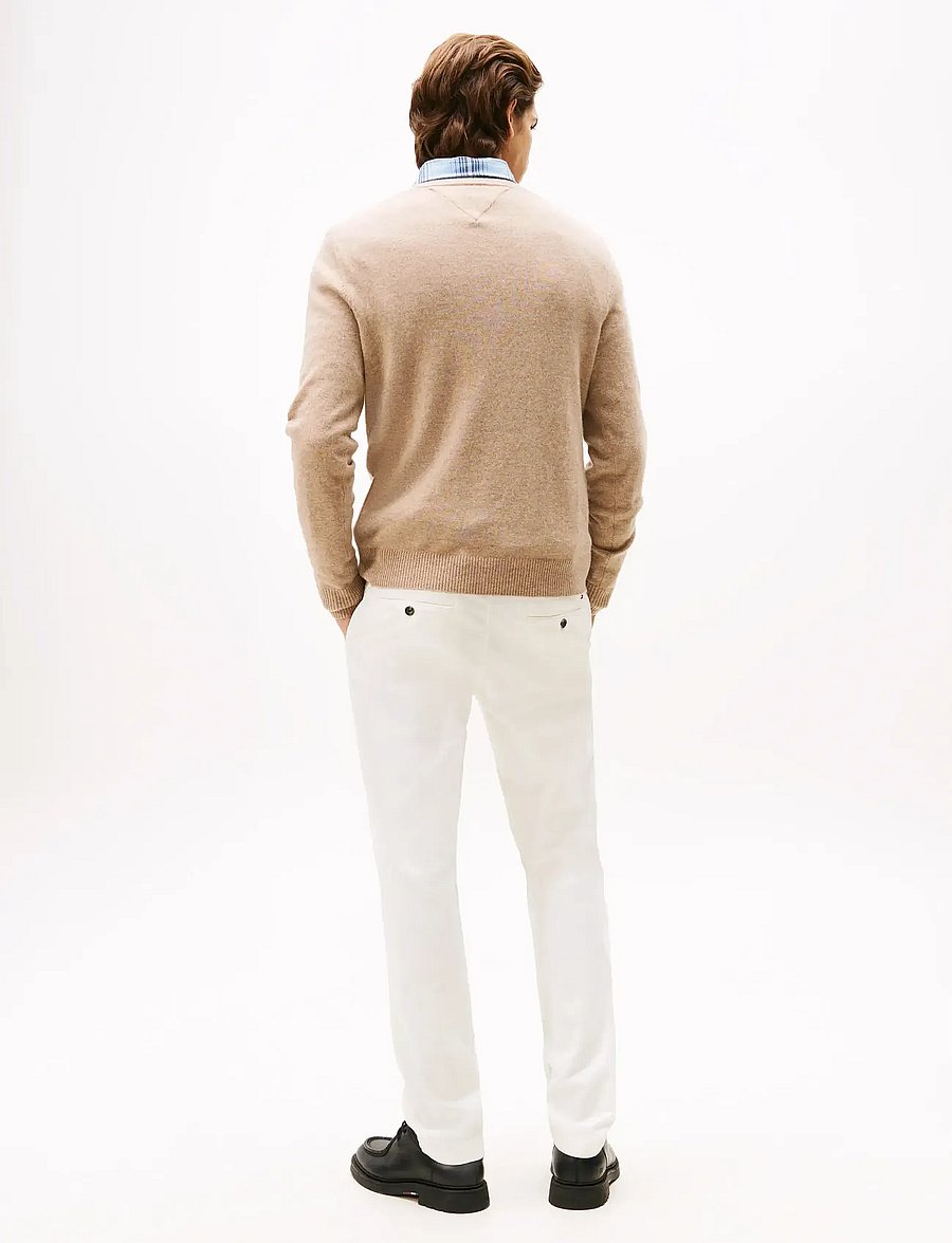 Tommy Hilfiger - DC CASHMERE C NK - adījumi ar apaļu kakla izgriezumu - coastal taupe - 3