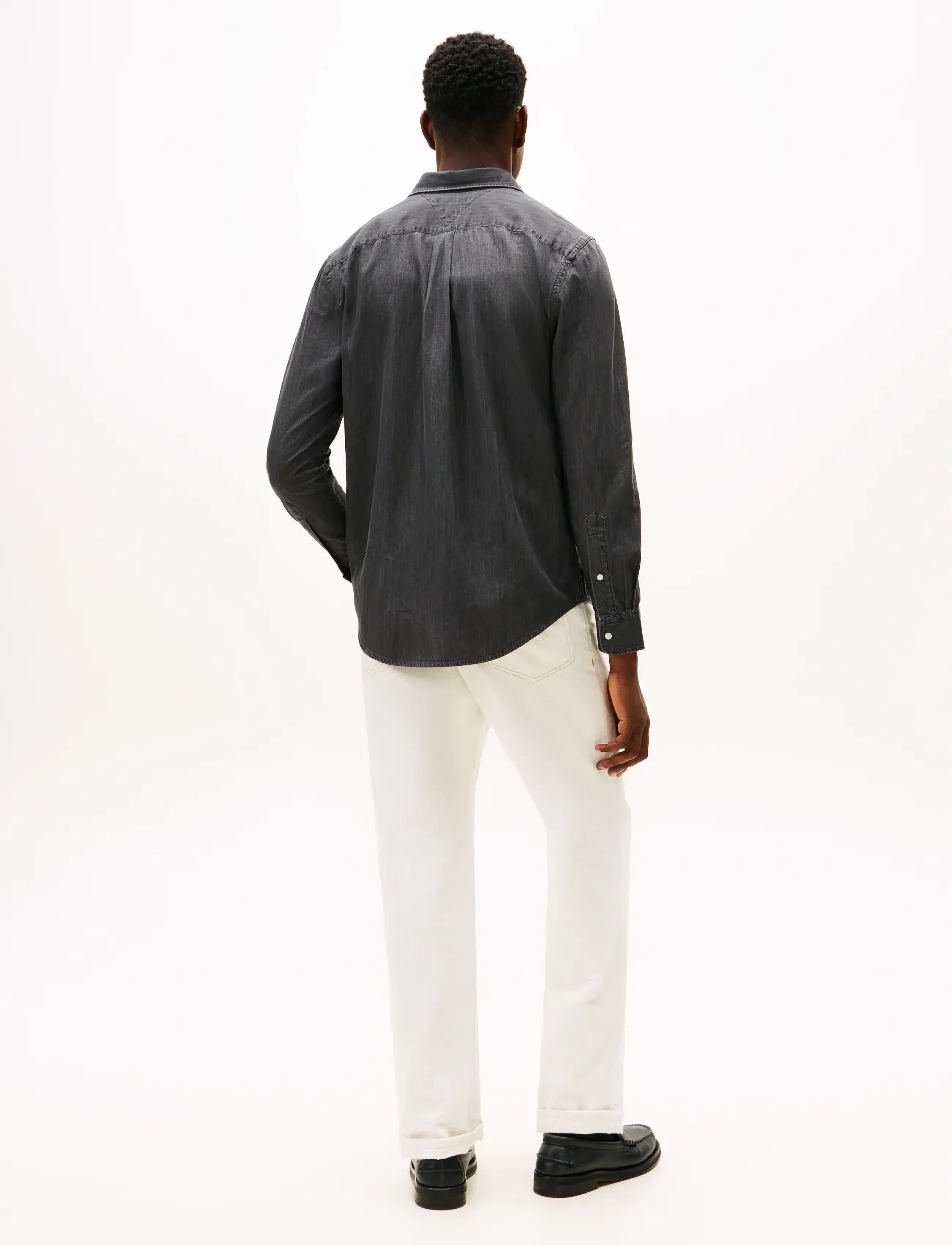 Tommy Hilfiger - WORKWEAR DENIM RF SHIRT - denim shirts - dark grey denim - 3