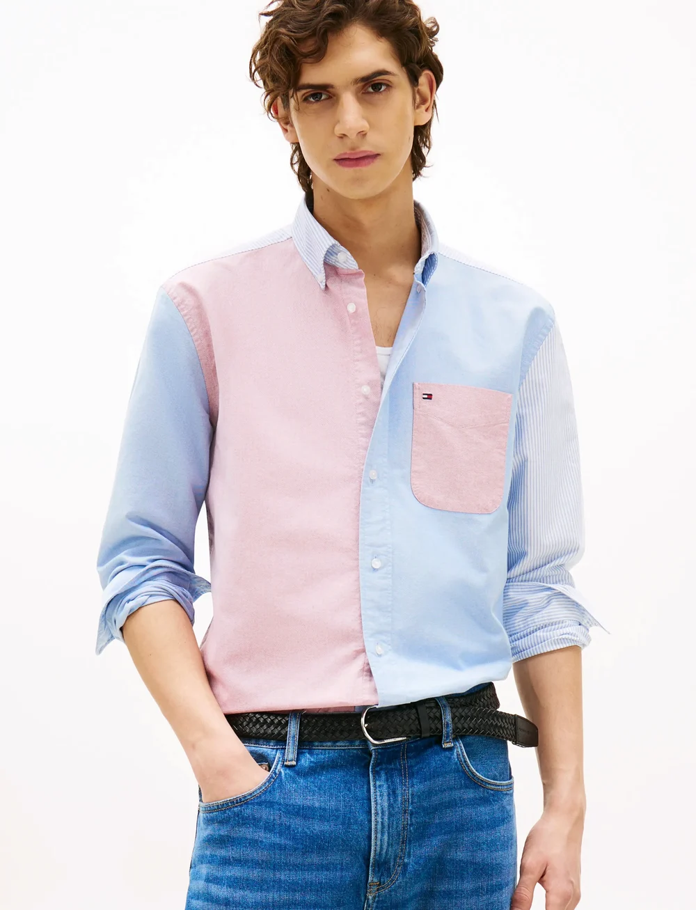 Tommy Hilfiger - AMERICANA BLOCKING SHIRT - casual hemden - shirt blue / multi - 0
