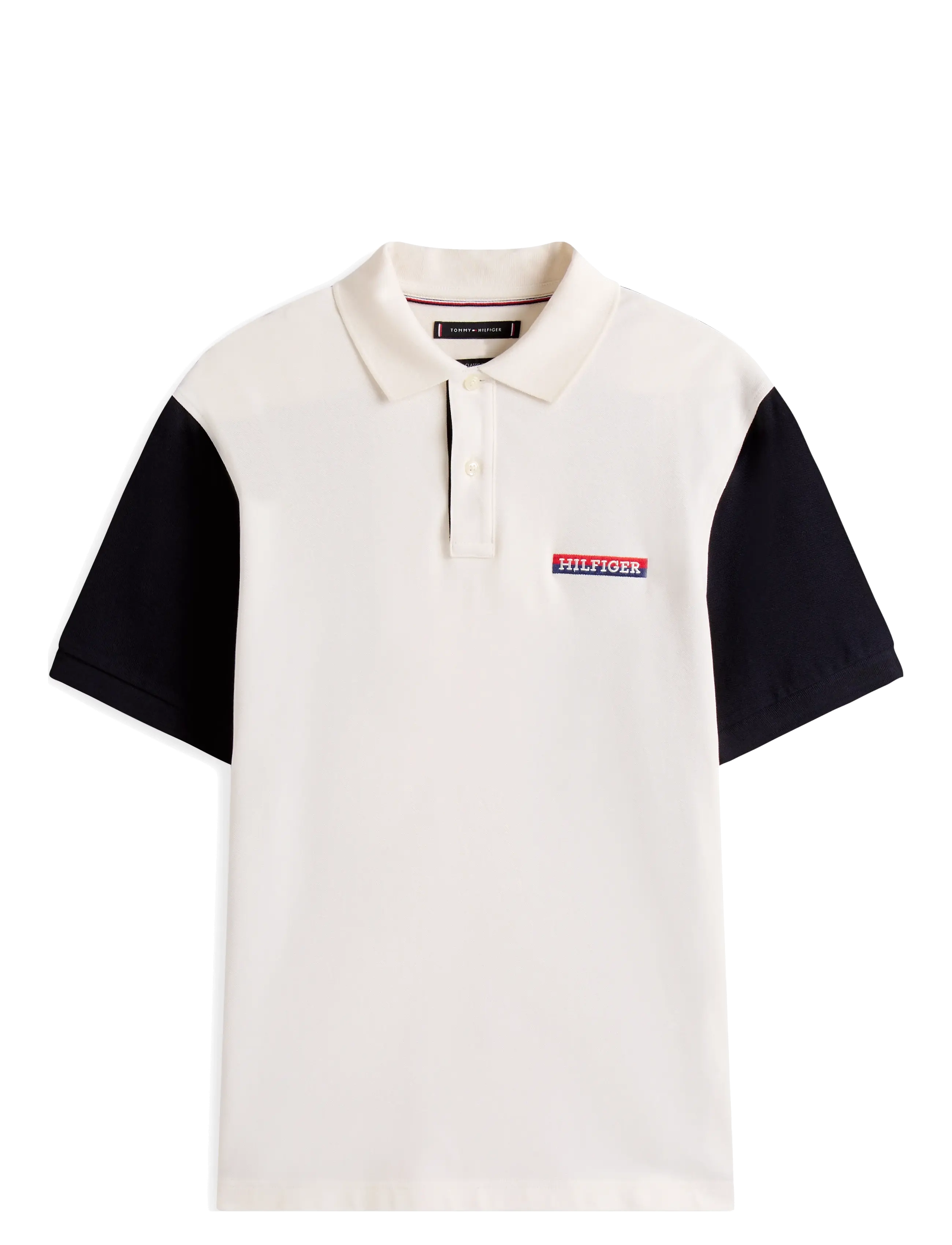 TOMMY HILFIGER Archive Colorblock Polo Weiß - L - Herren