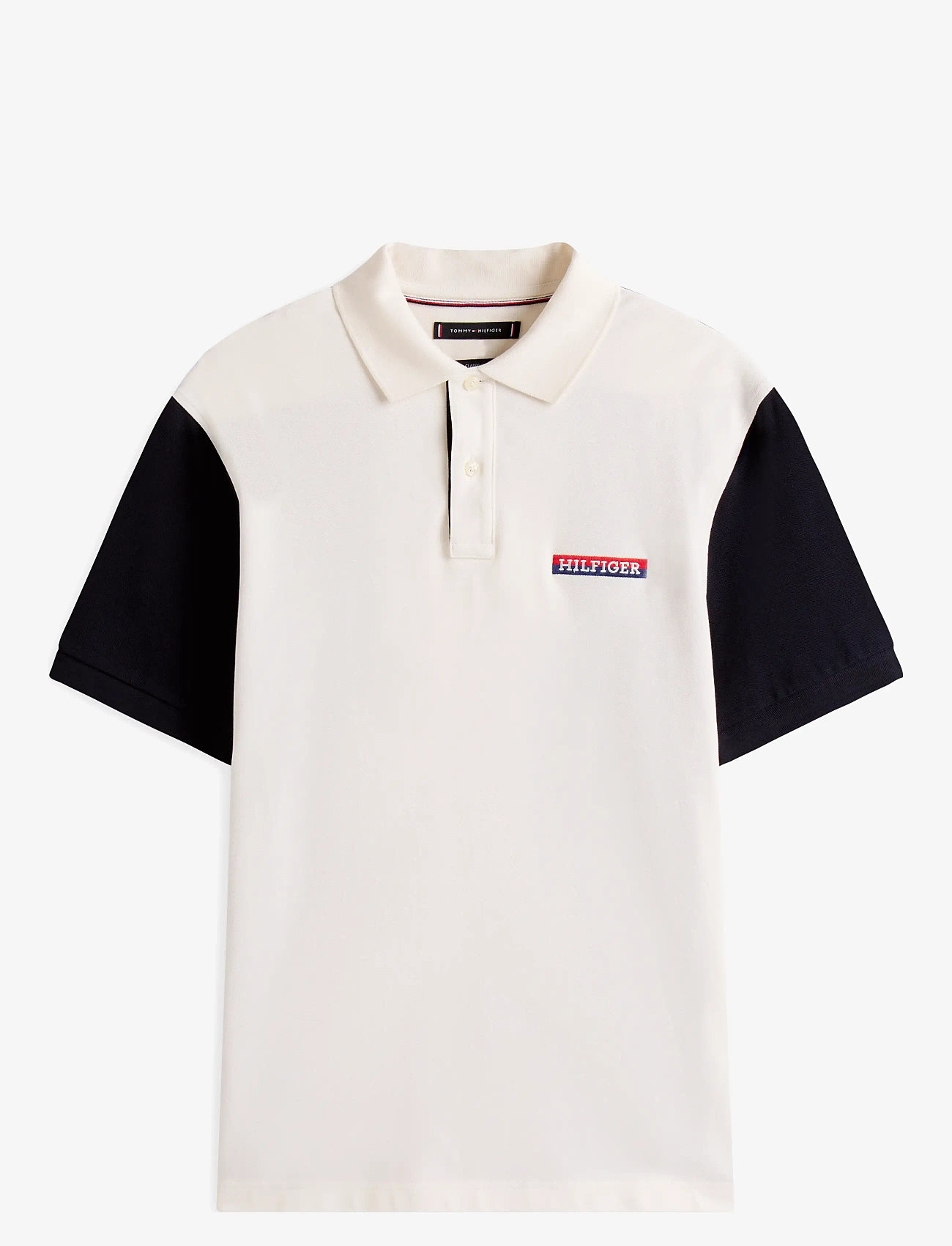 Tommy Hilfiger - ARCHIVE COLORBLOCK POLO - polo marškinėliai trumpomis rankovėmis - white stripe 01 - 1