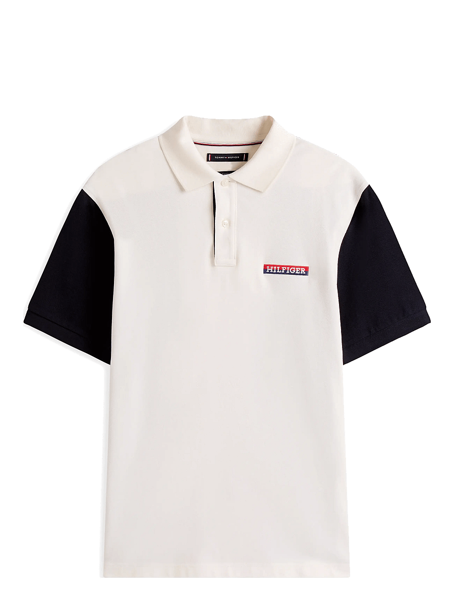 Tommy Hilfiger - ARCHIVE COLORBLOCK POLO - kurzärmelig - white stripe 01 - 1