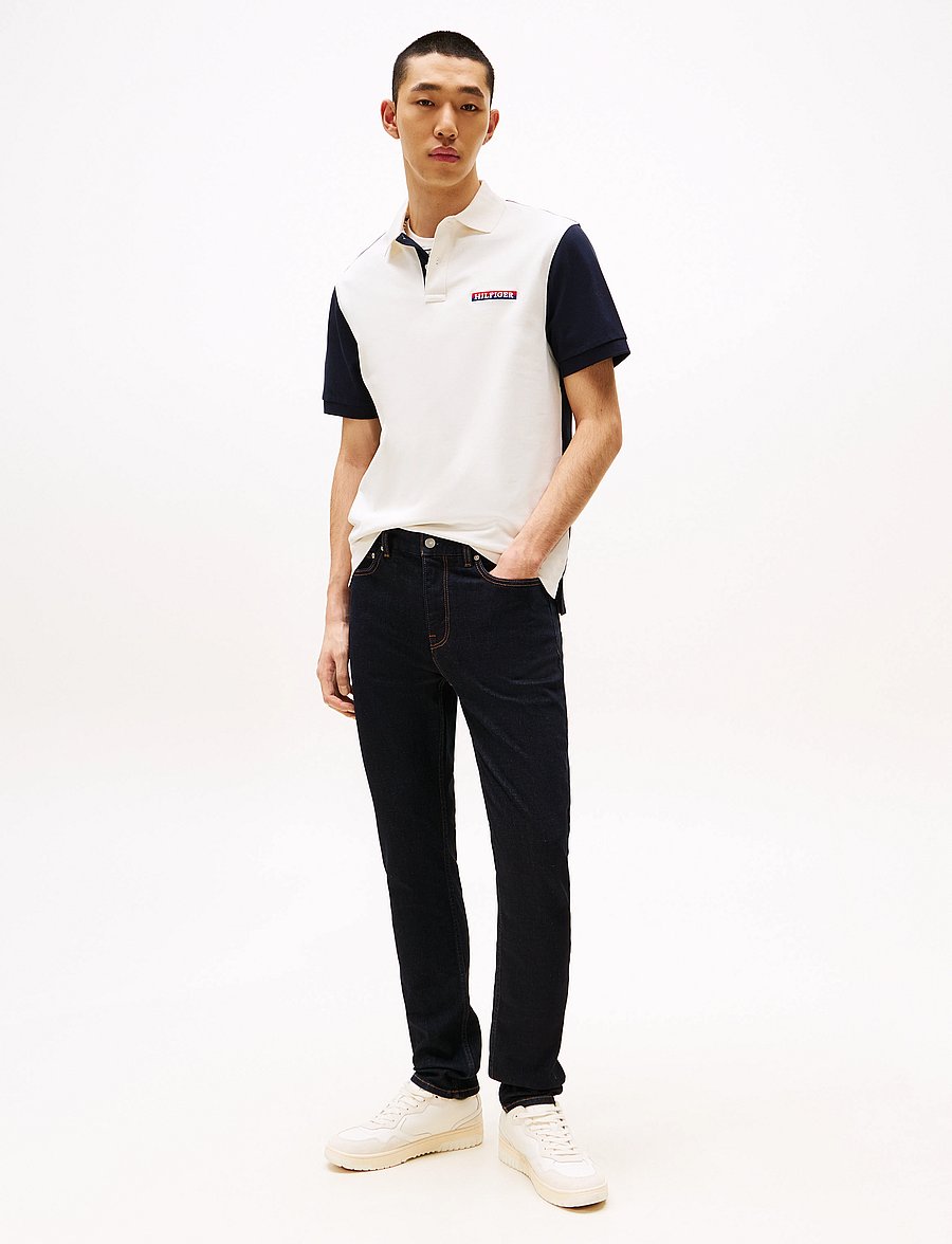 Tommy Hilfiger - ARCHIVE COLORBLOCK POLO - kurzärmelig - white stripe 01 - 2