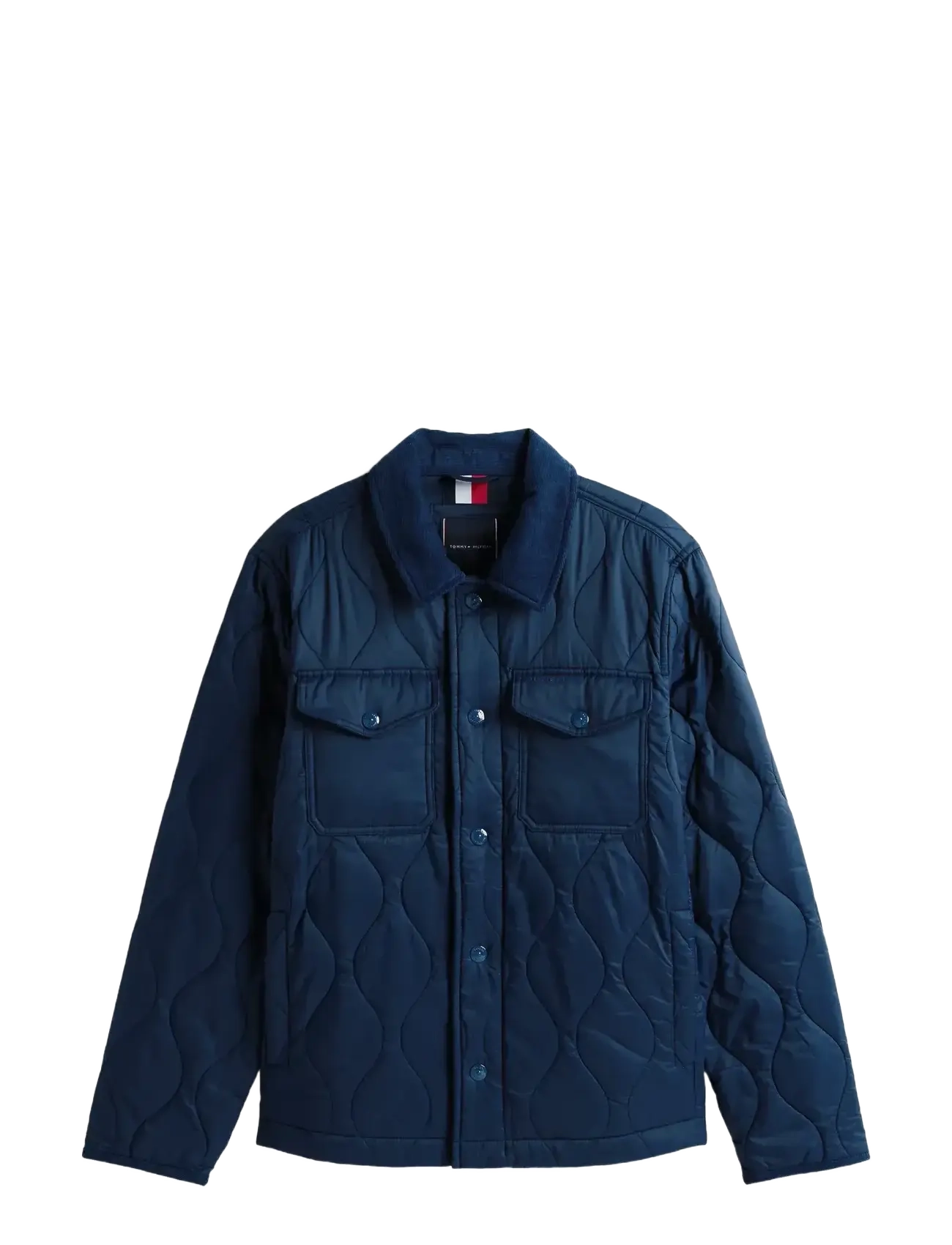 Tommy Hilfiger MID ONION QUILTED SHIRT JACKET - Gesteppt - DARK NIGHT NAVY / navy