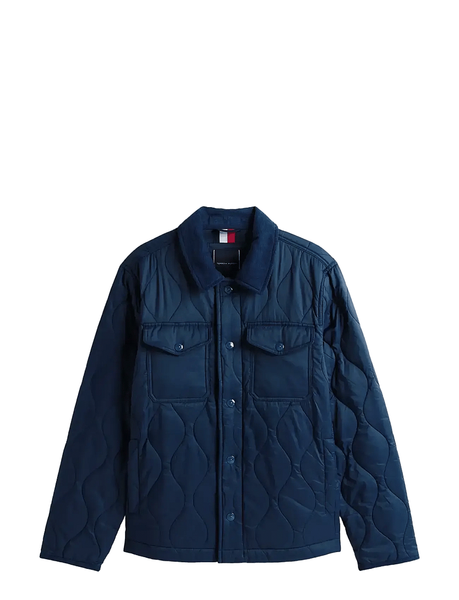 Tommy Hilfiger - MID ONION QUILTED SHIRT JACKET - herbstjacken - dark night navy - 1