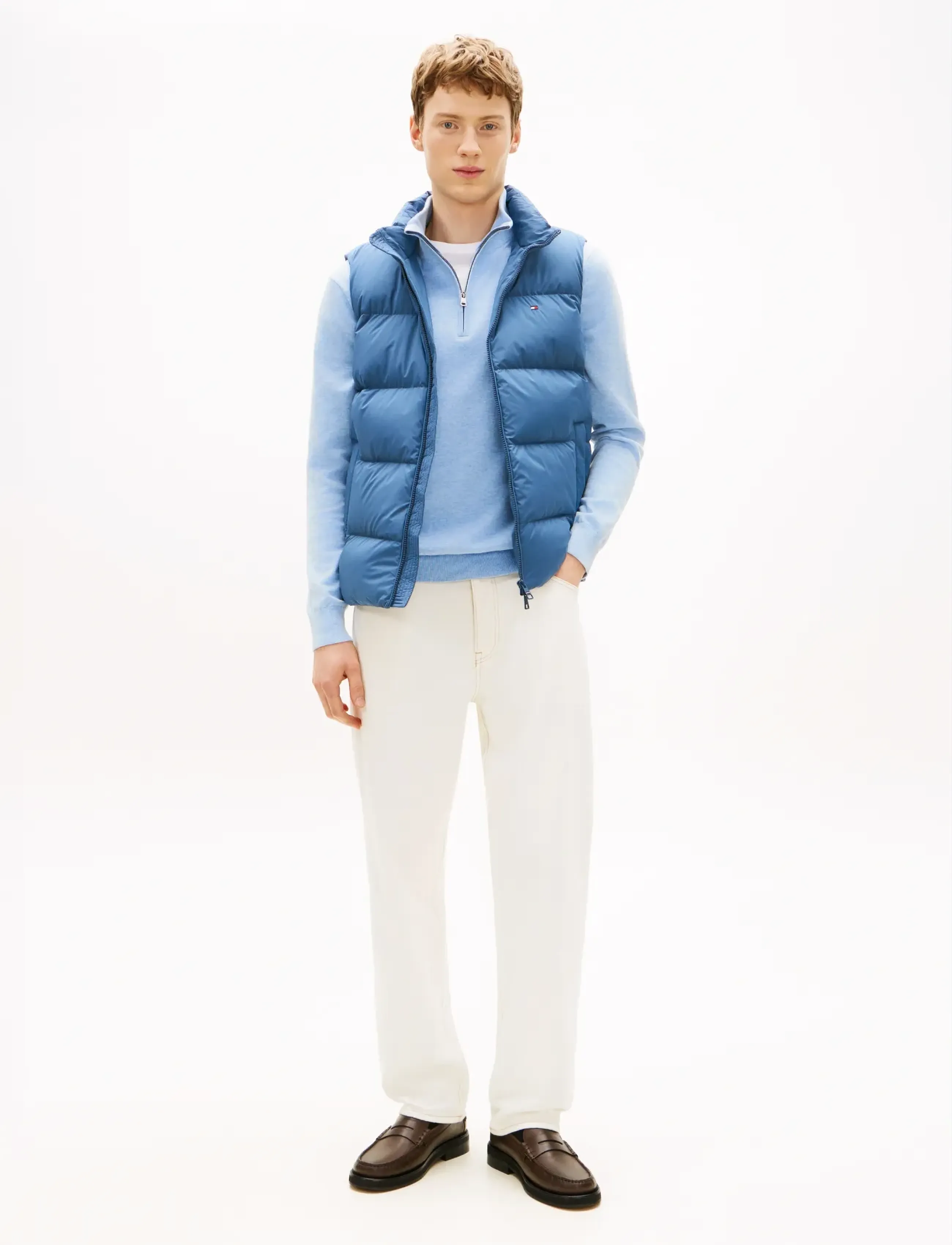 Tommy Hilfiger - DOWN VEST - vests - aegean sea - 2